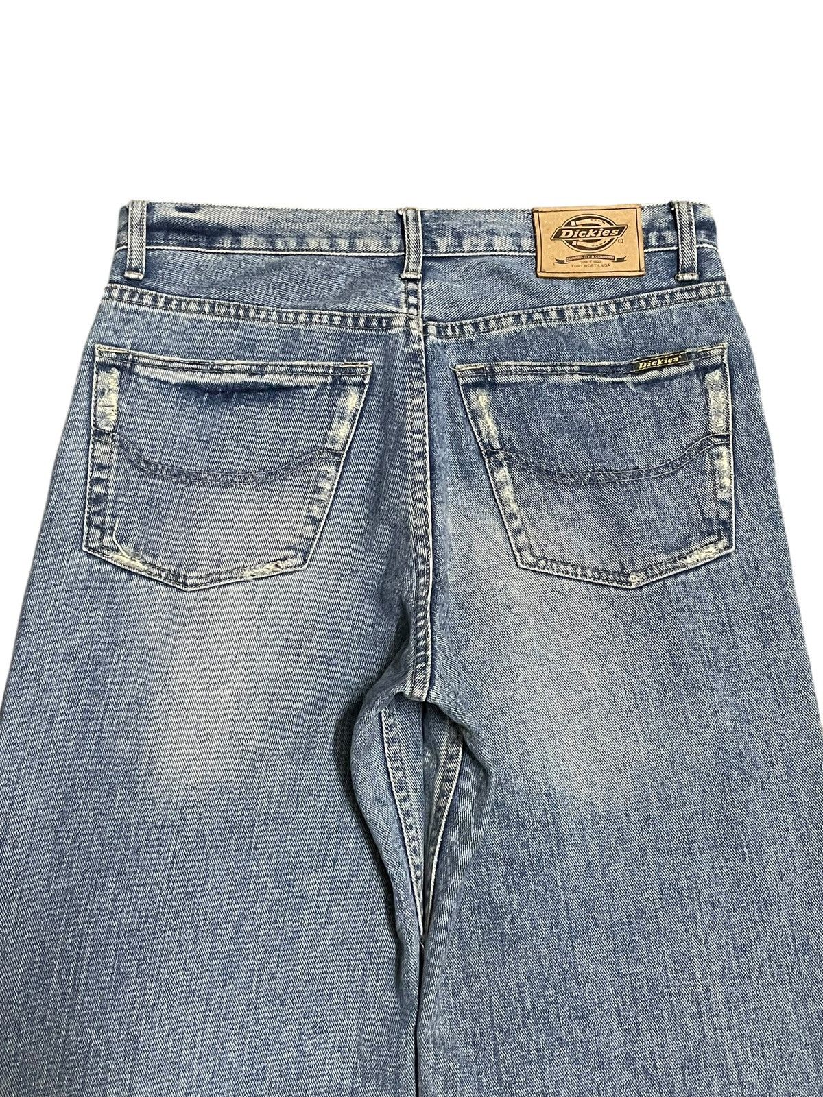 Dickies Vintage Dickies Fort Worth USA Blue Fade Wash Loose Straight Size US 32 / EU 48 - 8 Thumbnail
