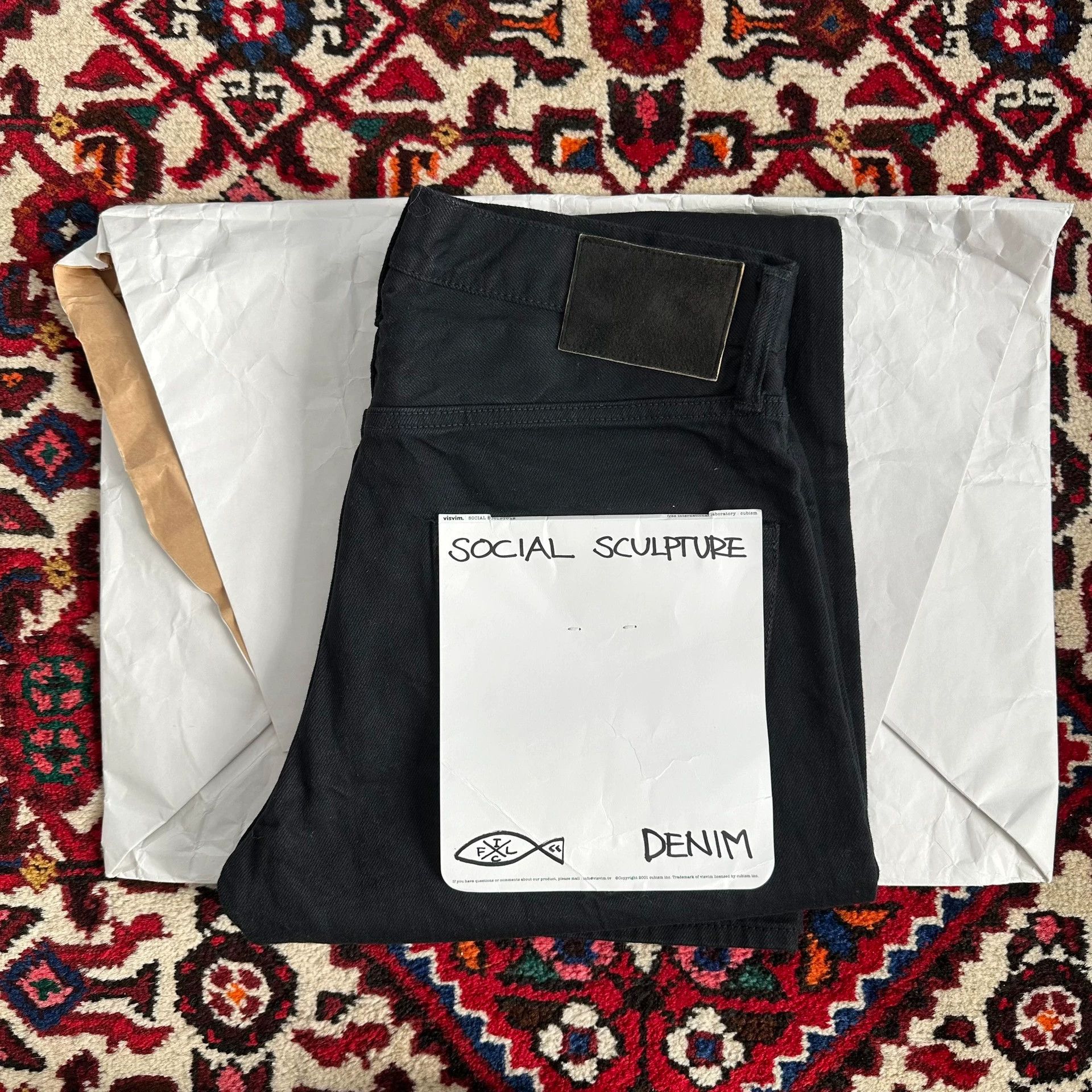 Visvim visvim 22ss CMYK BLACK W32 L30 jeans Size US 32 / EU 48 - 1 Thumbnail