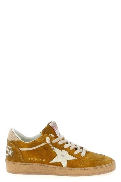 GOLDEN GOOSE Ball Star Wmn's Brown/White Suede Sneakers
