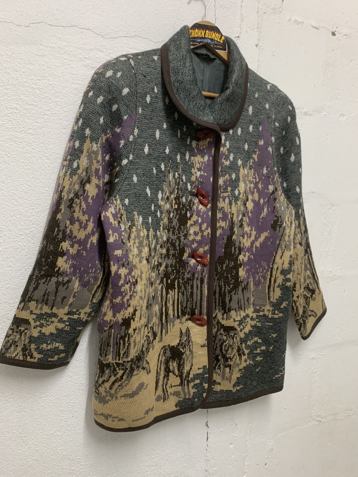 Japanese Brand × Vintage Vintage Japan Cardigan Jacket Size L / US 10 / IT 46 - 2 Thumbnail