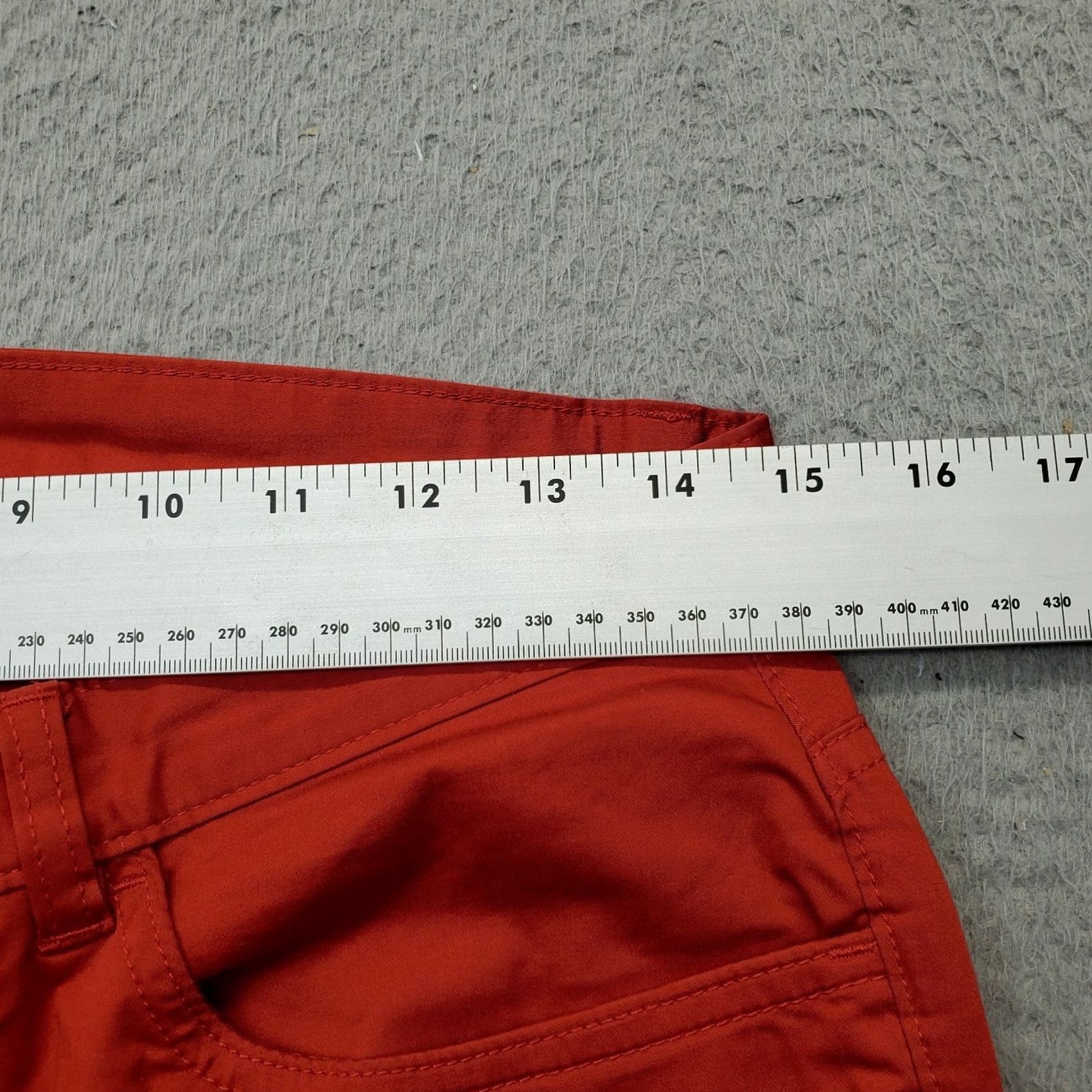 Calvin Klein Calvin Klein Jeans Womens Size 29 Red Denim 5 Pockets Dark Wash Slim Fit 5-Pocket Design Jeans Size 29" - 5 Thumbnail