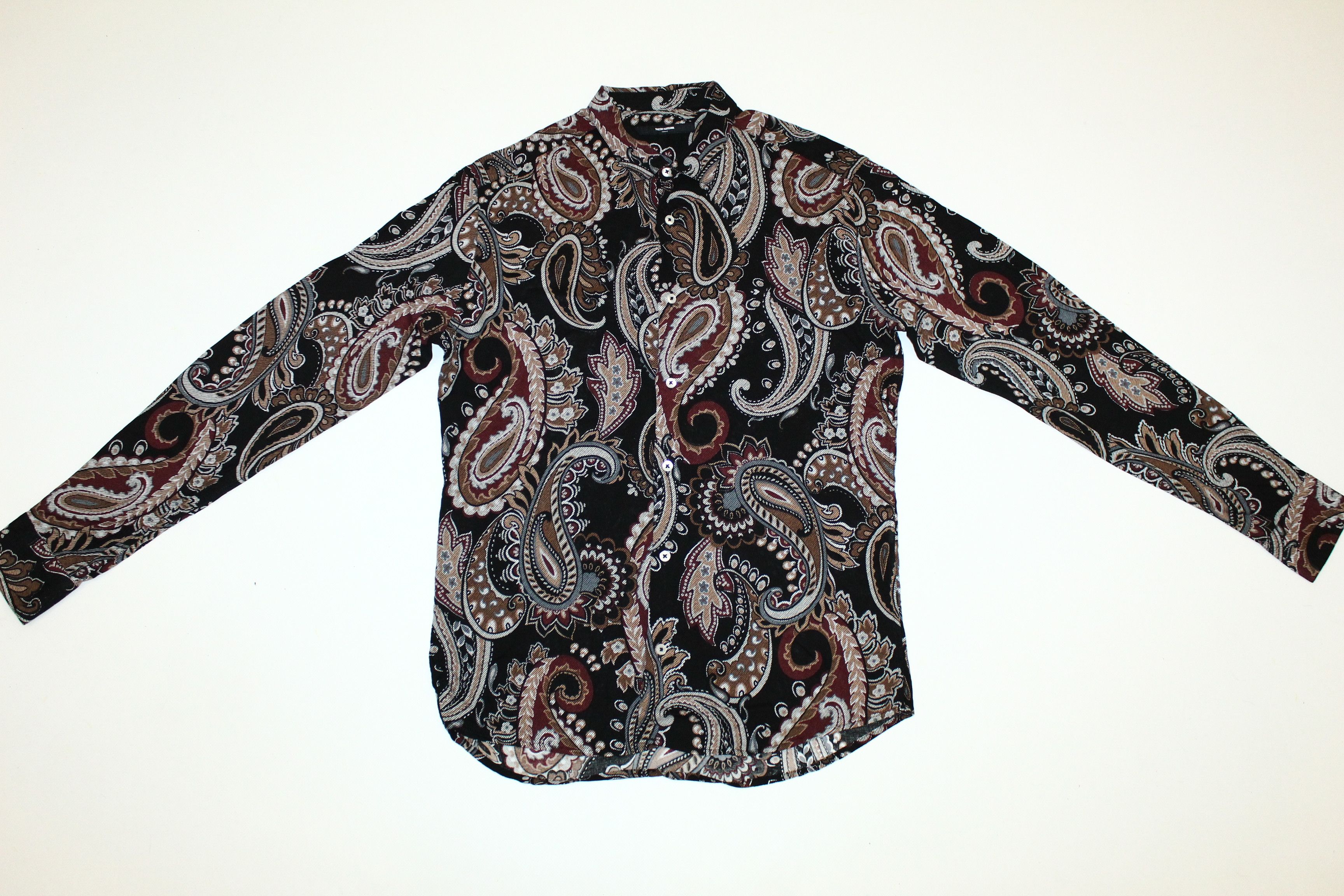 Takeshy Kurosawa 🔥Takeshy Kurosawa Baroque Peisley Viscose Shirt Size US M / EU 48-50 / 2 - 2 Thumbnail