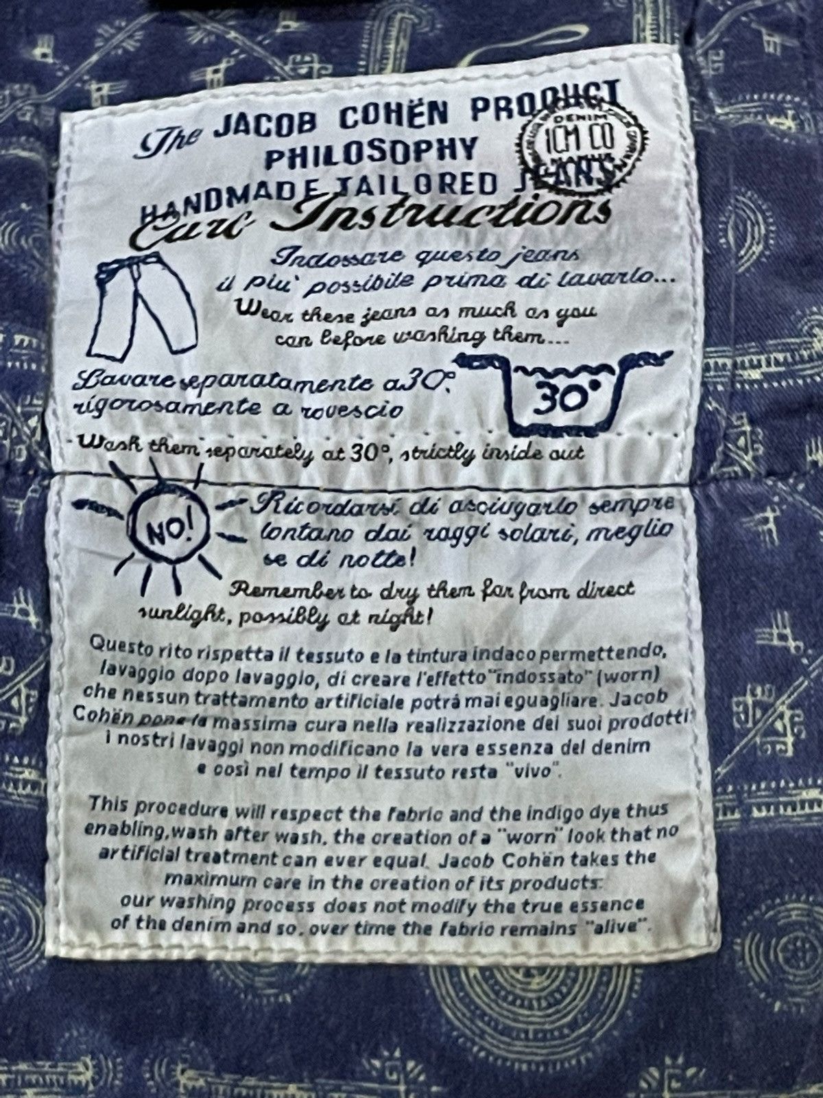 Jacob Cohen Jacob Cohen Hand Made italian Made Mud Wash Jeans Size US 33 - 19 Thumbnail