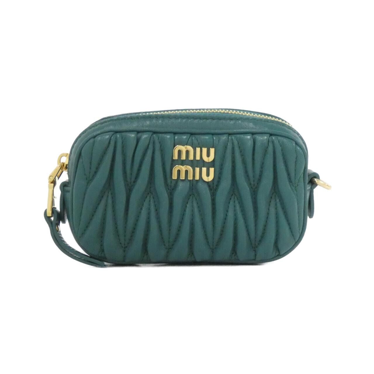 Miu Miu ARCHIVE MIU MIU FW 1999 SHOELACE LEATHER SHOULDER BAG