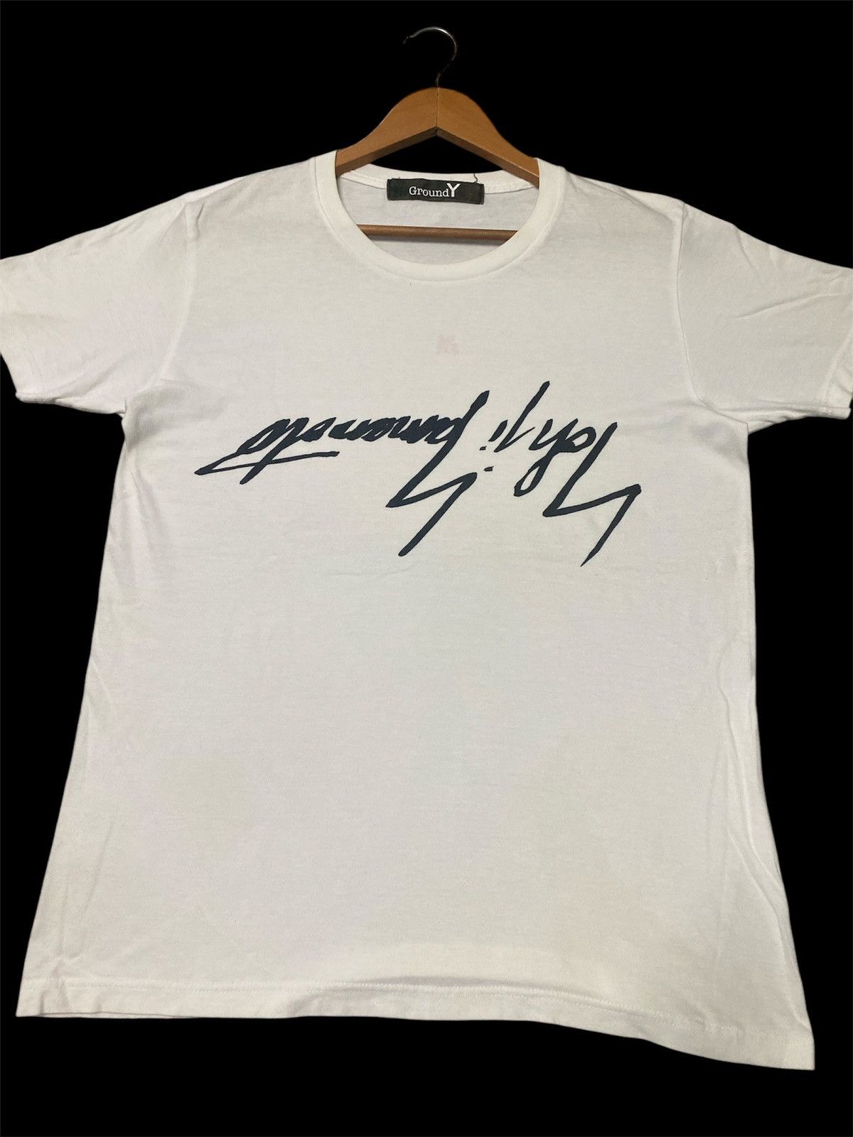 Japanese Brand × Vintage × Yohji Yamamoto ‼️RARE‼️YOHJI YAMAMOTO SPELLOUT VINTAGE SHIRT TEE🔥 Size US M / EU 48-50 / 2 - 4 Thumbnail