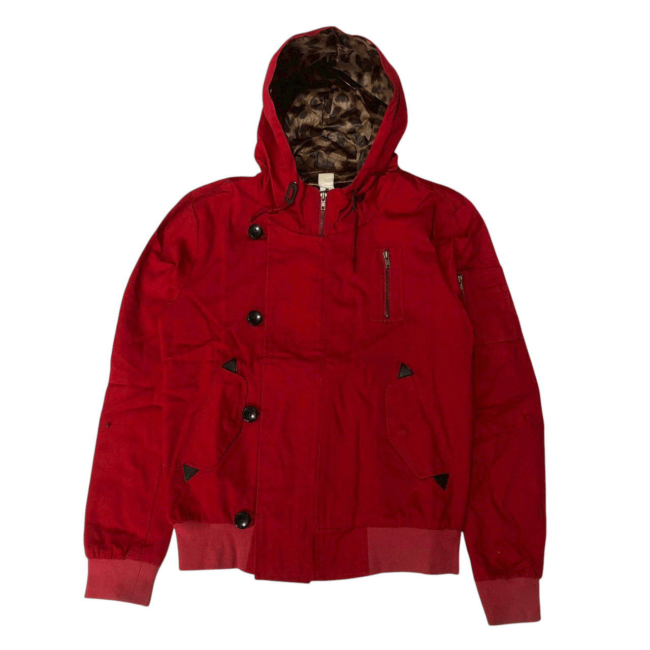 Attachment Vintage Attachment Hooded Jacket w/ Leopard Lining Size US M / EU 48-50 / 2 - 1 Thumbnail