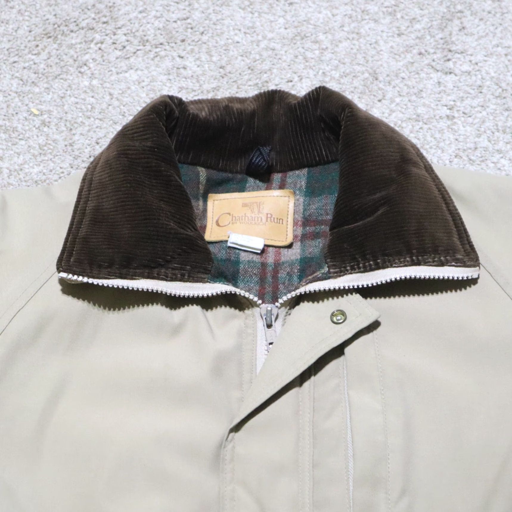 Vintage VINTAGE Woolrich Jacket Coat Chatham Run L Be ig e? Size US L / EU 52-54 / 3 - 2 Thumbnail