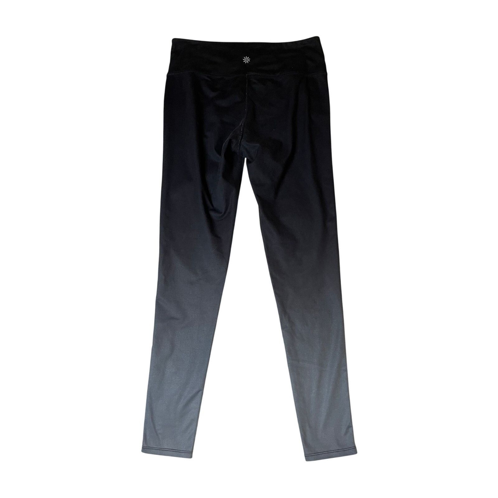 Athleta Athleta Activewear Ombre Black & Gray Workout Leggings Med Size 29" - 2 Thumbnail