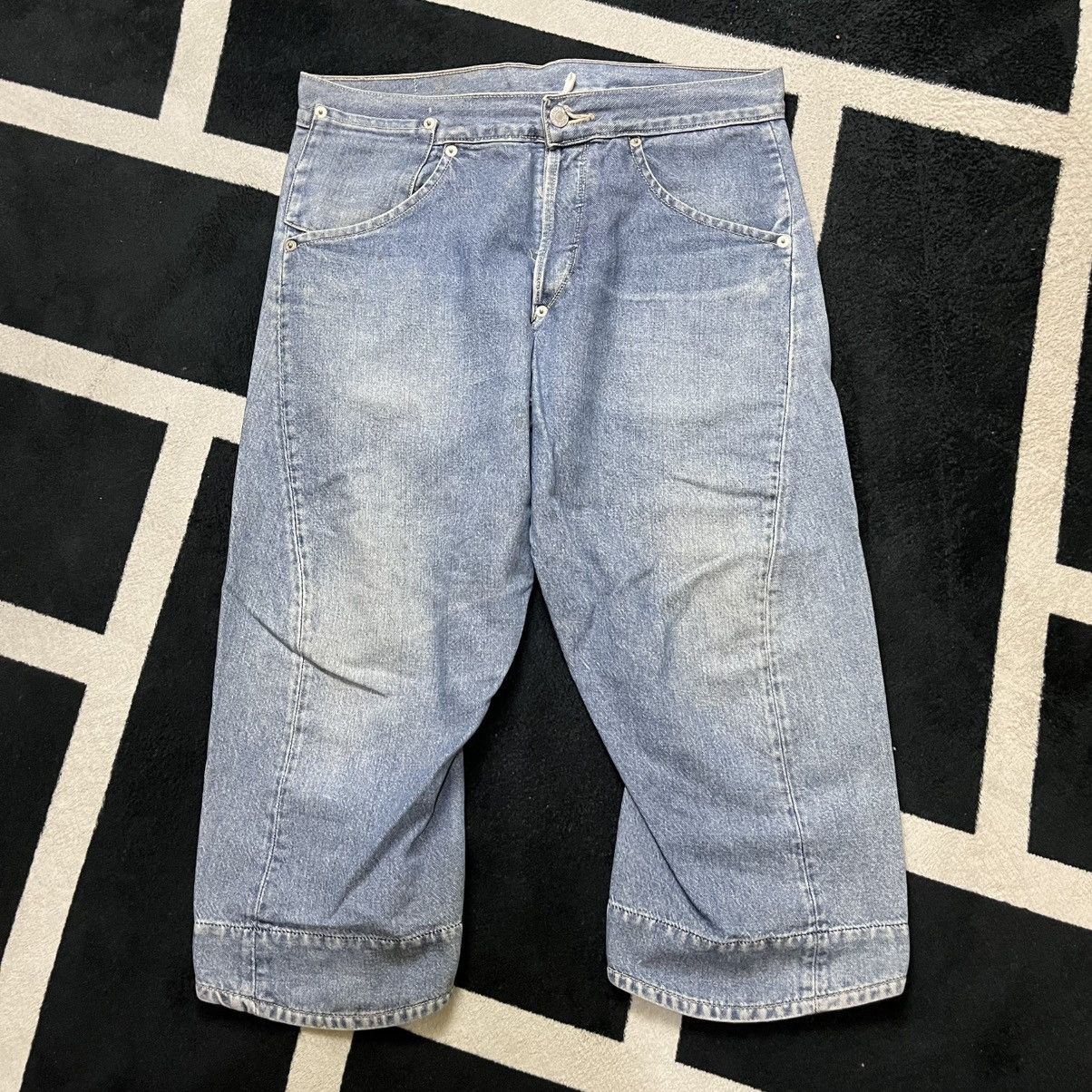 Engineered Garments × Levi's Levi’s Engineered Buckle Jorts Pants – Light Wash Size US 34 / EU 50 - 1 Thumbnail
