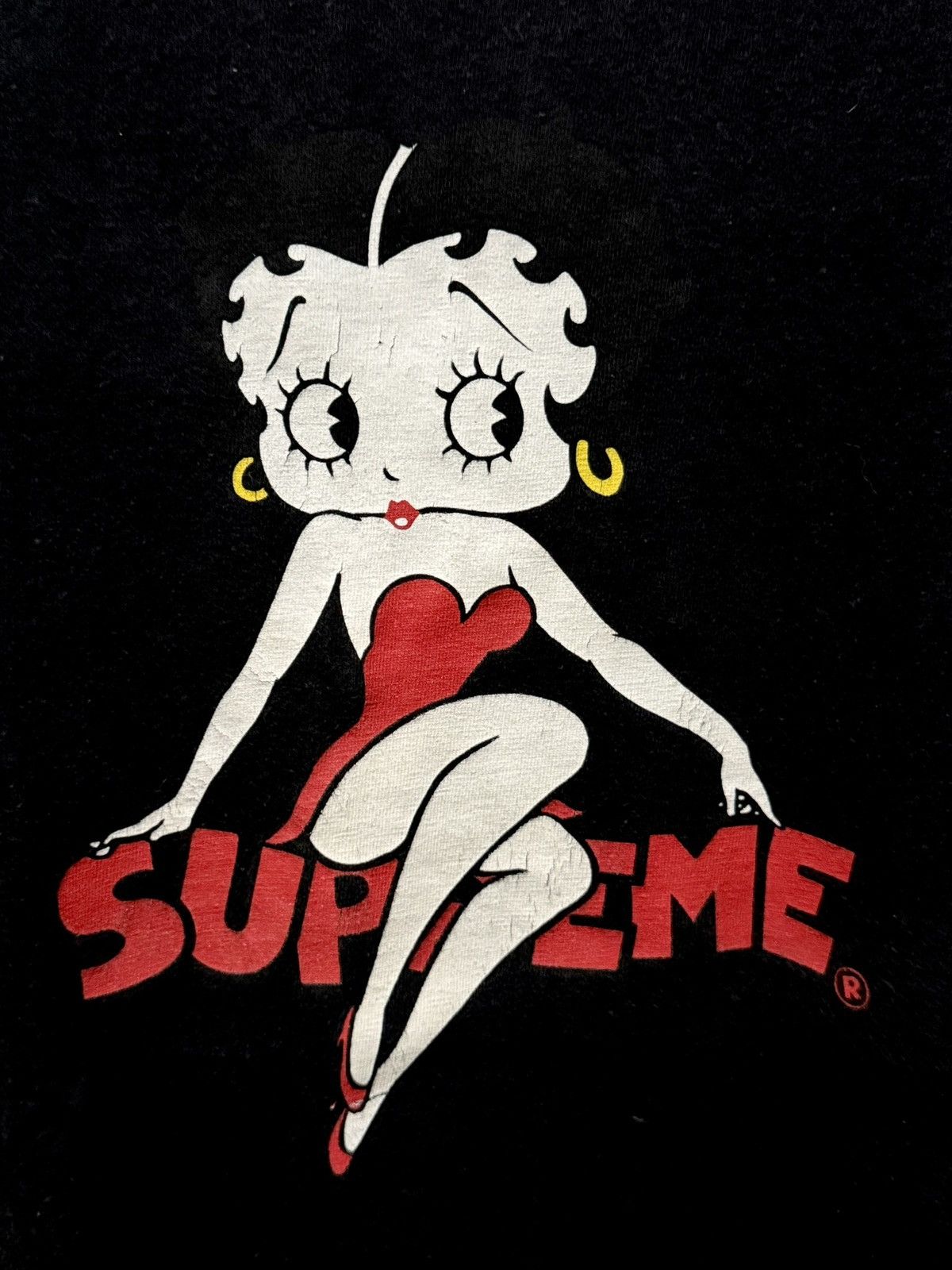 Supreme Supreme x Betty Boop Tee Black SS16 Size US XL / EU 56 / 4 - 2 Thumbnail