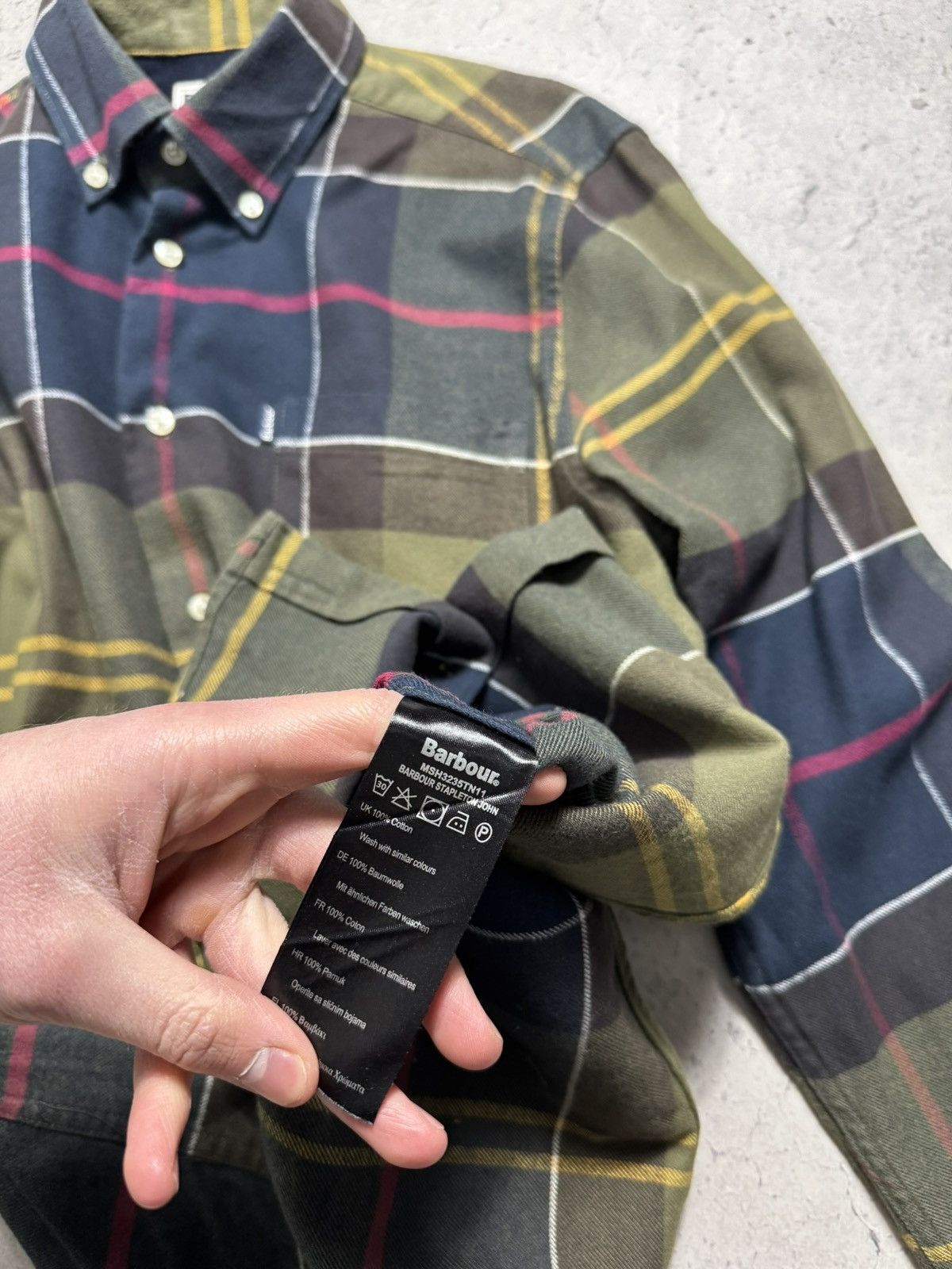 Barbour Barbour Checked Button Up Casual Shirt Size S Flannel Size US S / EU 44-46 / 1 - 9 Thumbnail