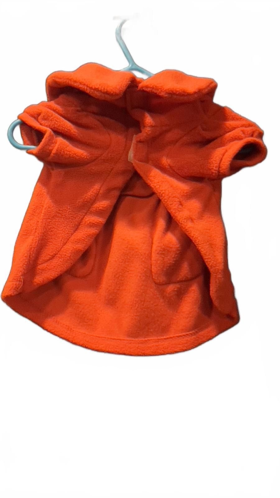 Other Cozy Orange Pet Jacket by Dickens' Closet Size ONE SIZE - 2 Thumbnail