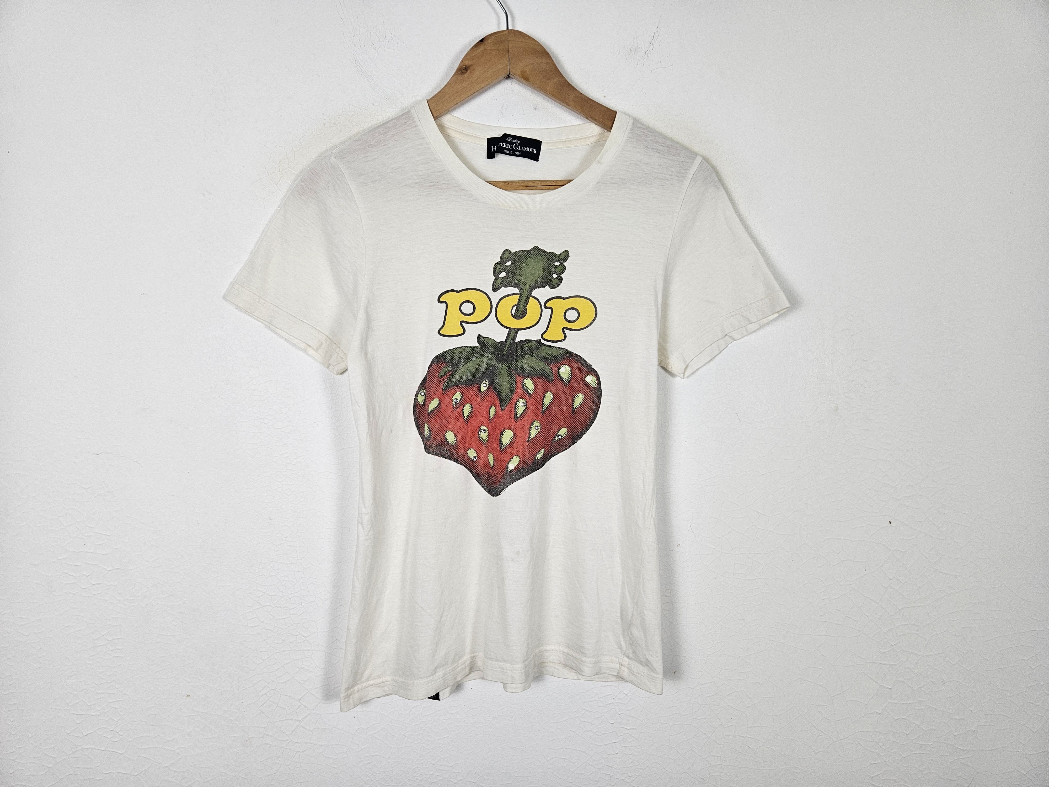 Hysteric Glamour Hysteric Glamour Pop Strawberry Roxy Music shirt Size S / US 4 / IT 40 - 2 Thumbnail