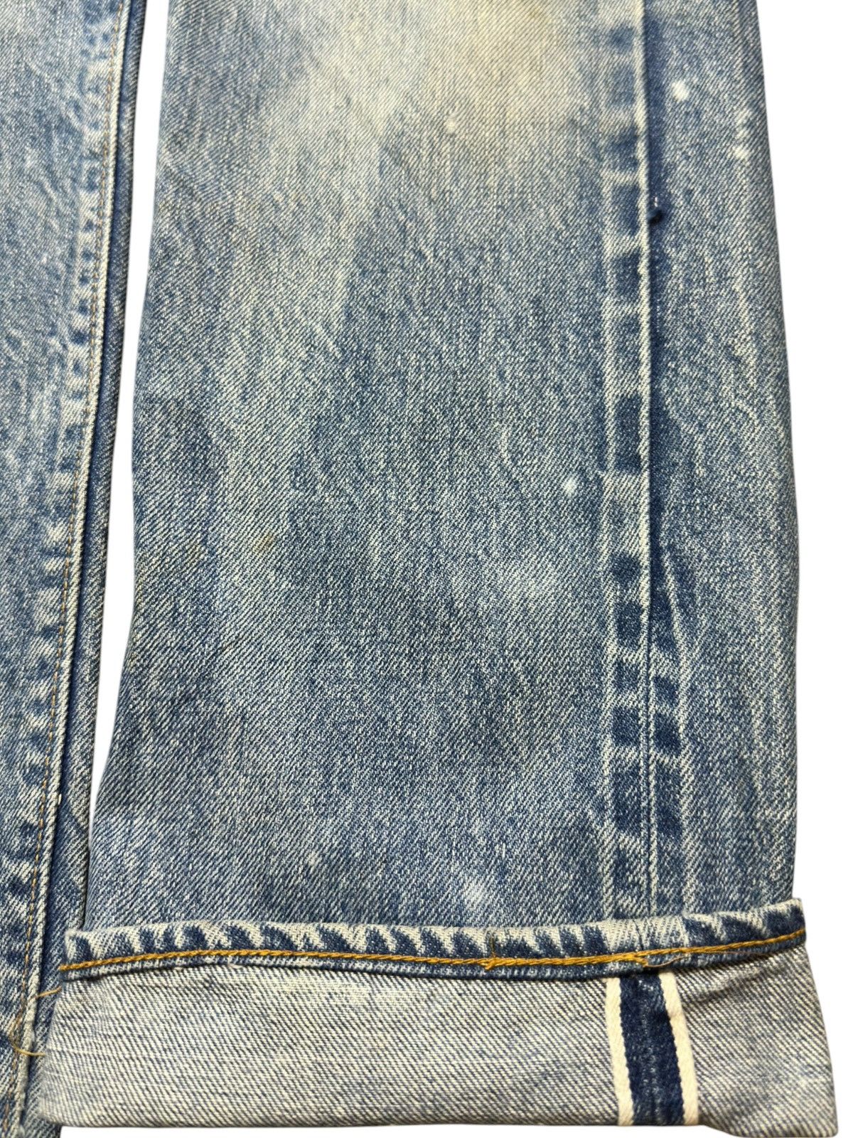 Levi's Vintage Clothing Vintage 60’s Levi’s 501 Button 6 Faded Denim Size US 27 - 3 Thumbnail