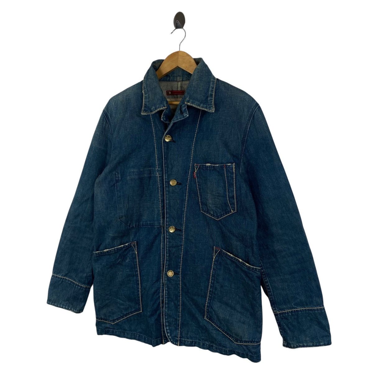 Levi's Vintage LEVI’S STRAUSS Redloop Workwear Casual Jeans Jacket Size US L / EU 52-54 / 3 - 4 Thumbnail