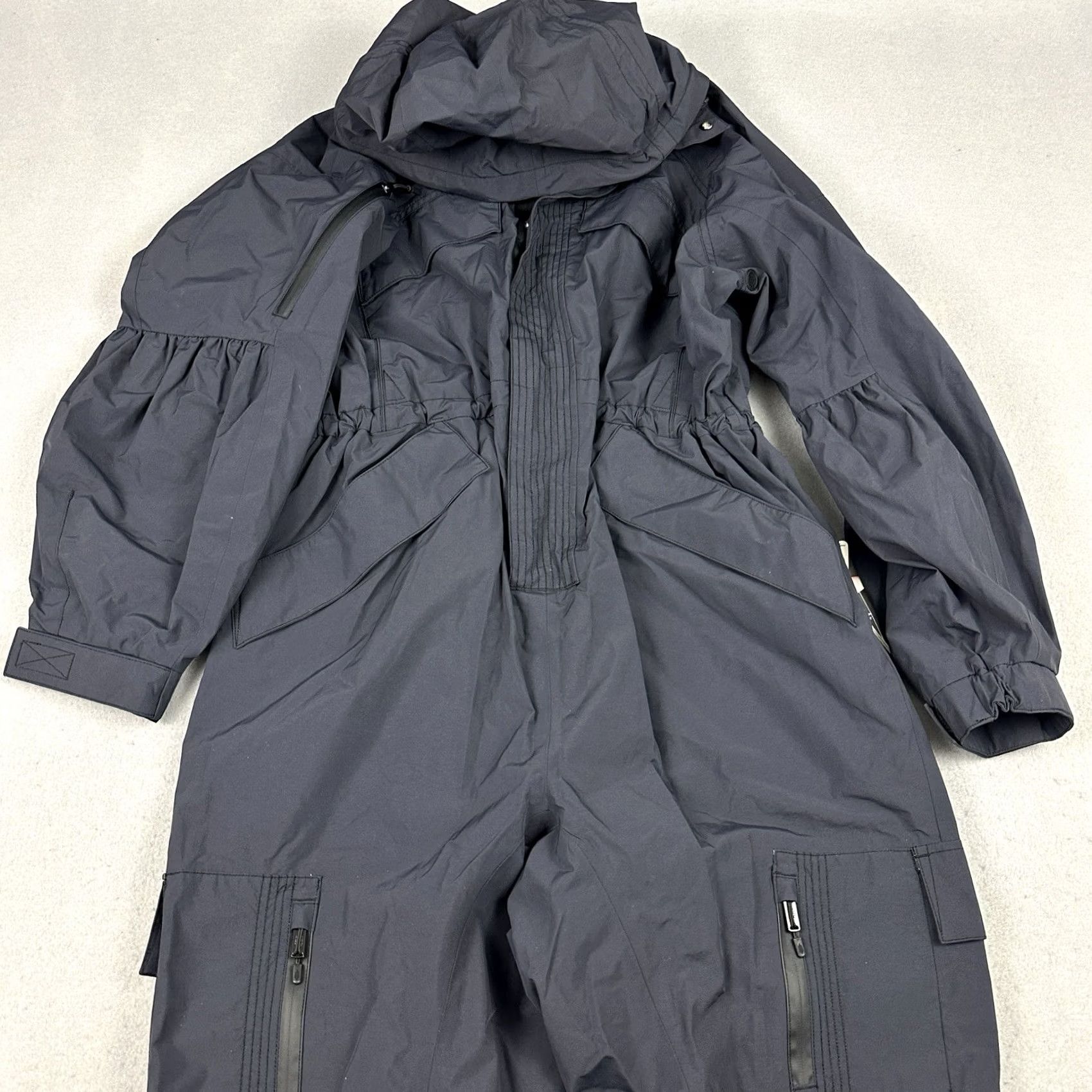 Free People Free People FP Movement Jumpsuit Women Medium Black Packable Ski Hood M Decade Ski Theme Pockets Size 32" / US 10 / IT 46 - 2 Thumbnail