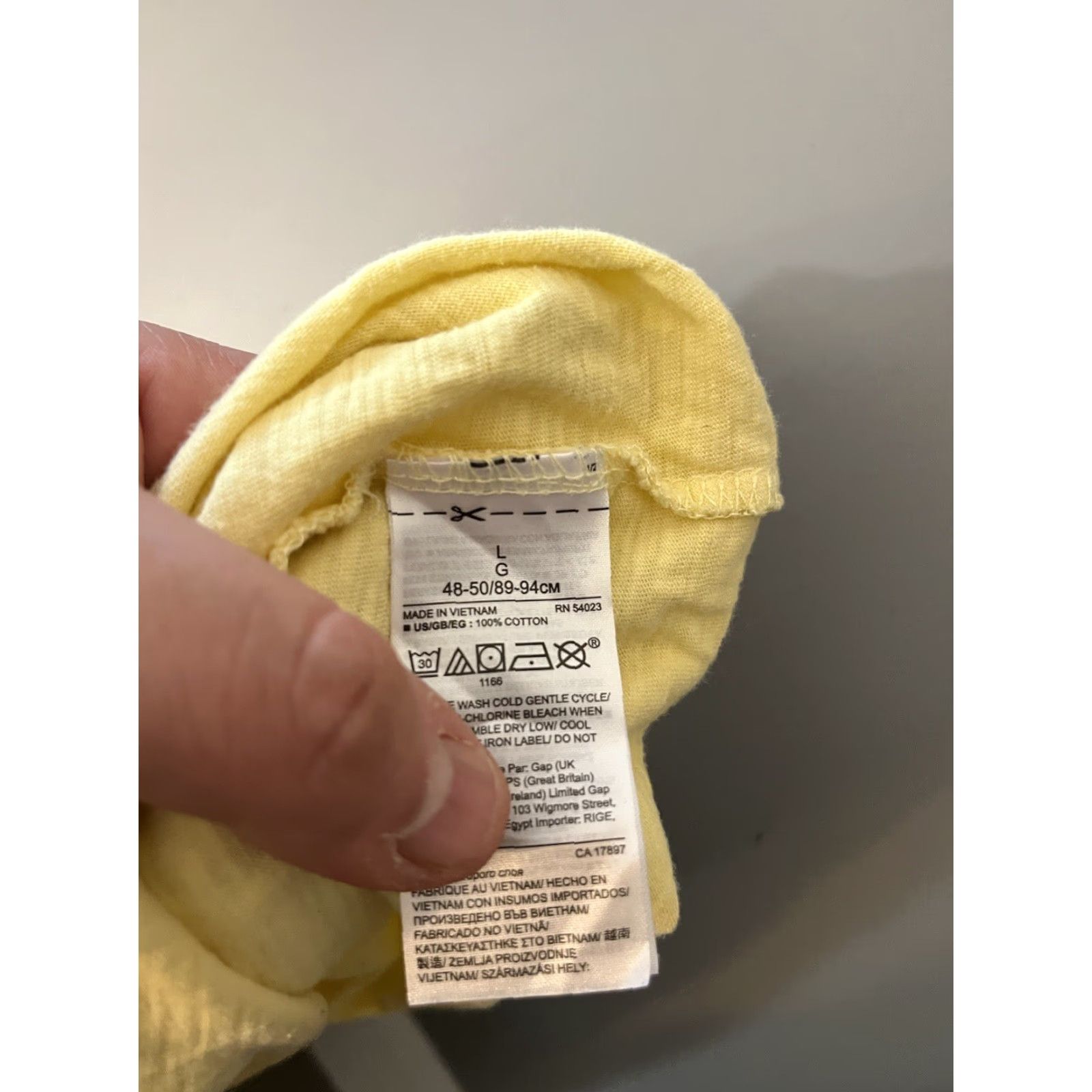 Gap GAP Polo Mens Size L Yellow Pique Golf Casual Size US L / EU 52-54 / 3 - 7 Thumbnail