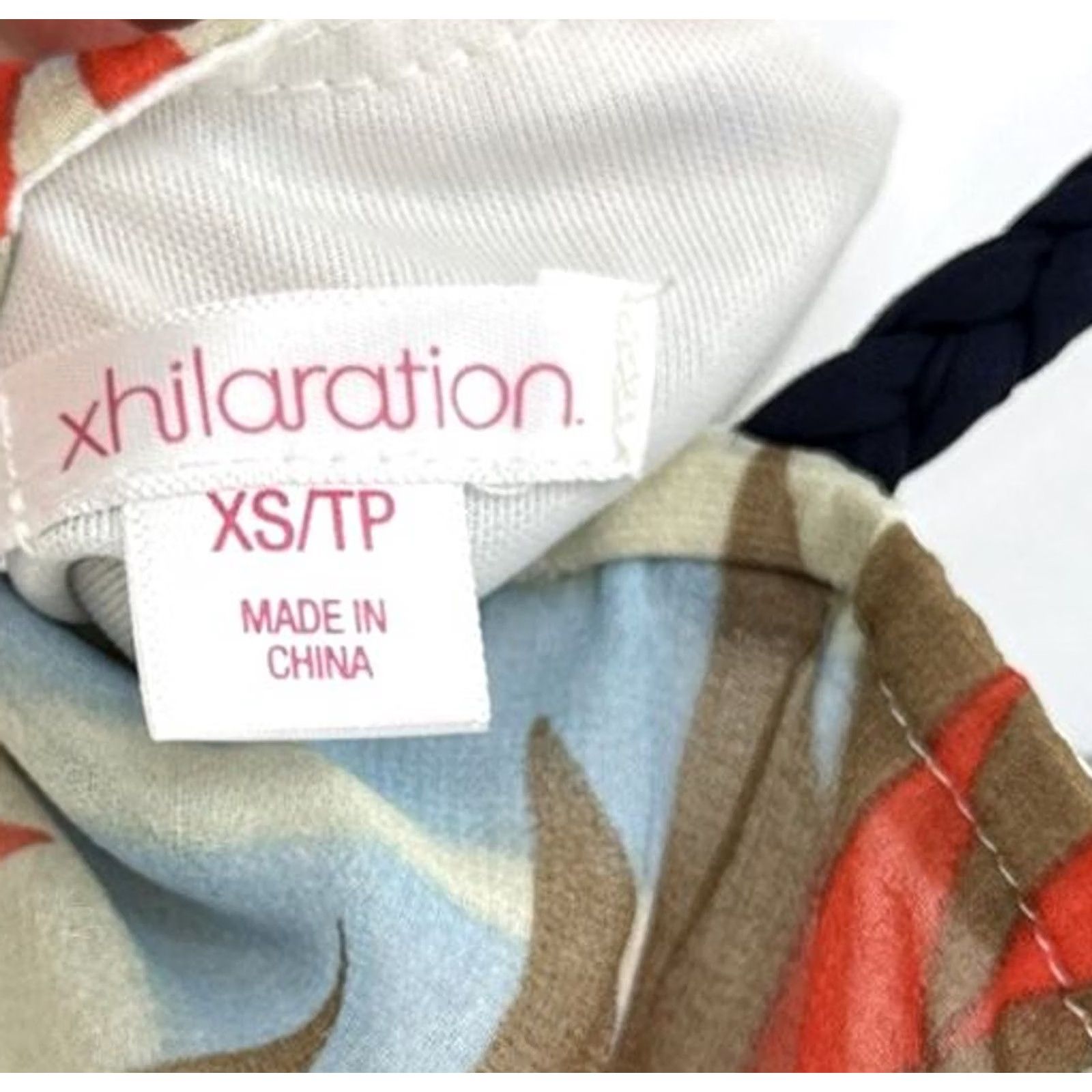 Vintage Xhilaration Dress Womens XS Women Maxi Lined Braided Strap Geometric Size Boho Size XS / US 0-2 / IT 36-38 - 4 Thumbnail