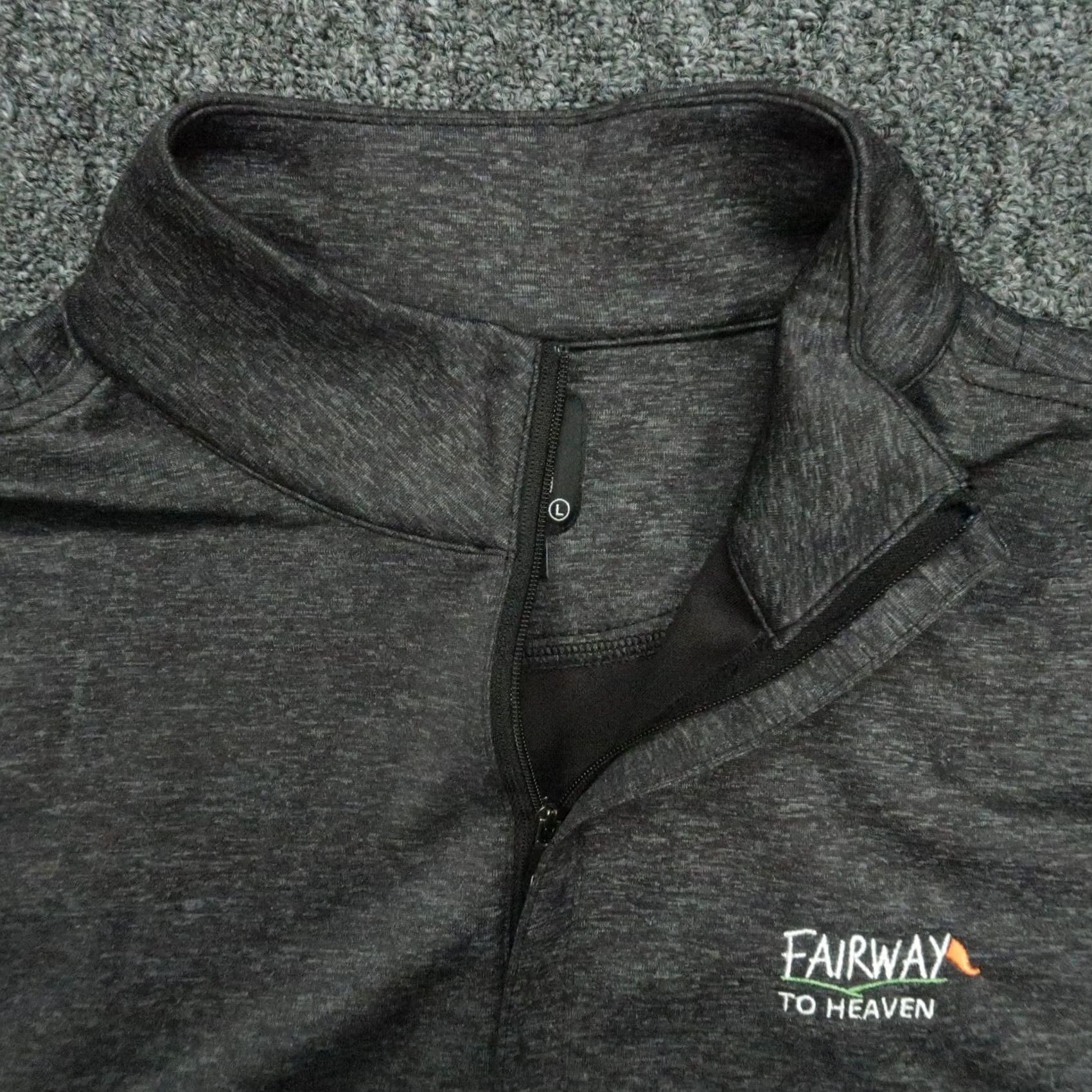 Footjoy FootJoy Pullover Mens L Gray Quarter Zip Performance Golf Fairway To Heaven Size US L / EU 52-54 / 3 - 3 Thumbnail