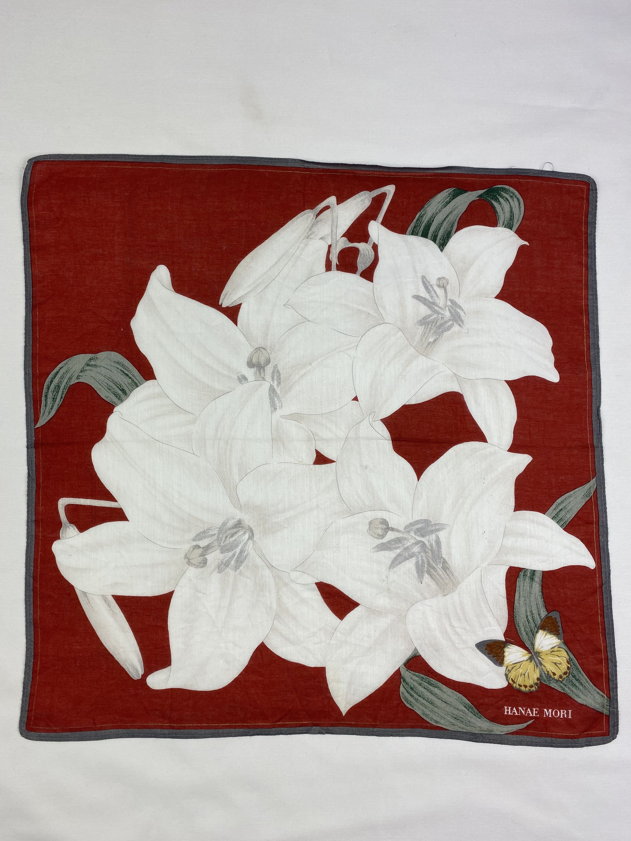 Hanae Mori × Japanese Brand × Vintage Hanae Mori Handkerchief / Bandana / Neckerchief Size ONE SIZE - 3 Thumbnail