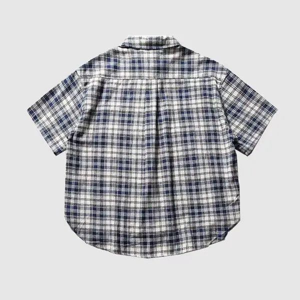VIBE Summer Fashion Casual Plaid Shirt Size US XL / EU 56 / 4 - 5 Thumbnail