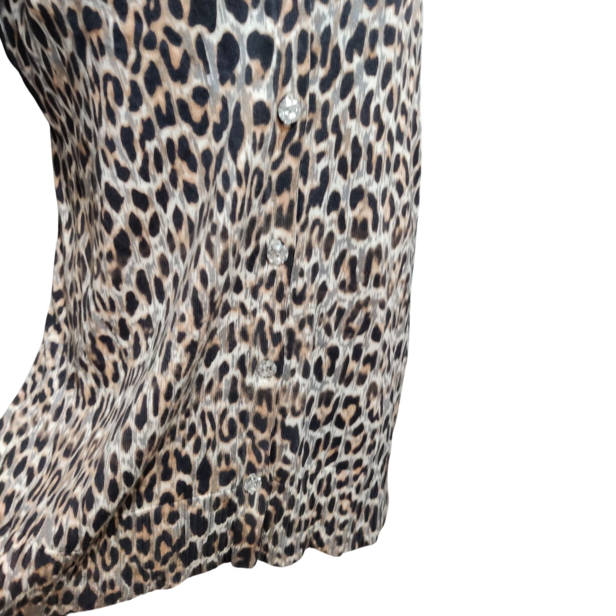 Chicos Chicos 1 M Leopard Print Cardigan Long Sleeve Rhinestone But Size M / US 6-8 / IT 42-44 - 9 Thumbnail
