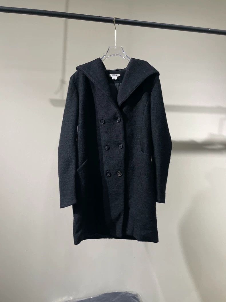 Helmut Lang Helmut Lang size MStrong wool hooded women's coat 2501-Nex Size US M / EU 48-50 / 2 - 2 Thumbnail