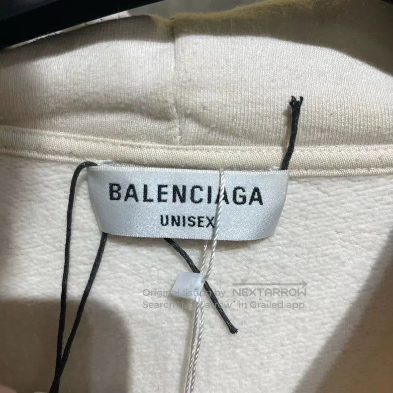 Balenciaga Balenciaga Double Hook Beige Sweatshirt Size US XS / EU 42 / 0 - 4 Thumbnail
