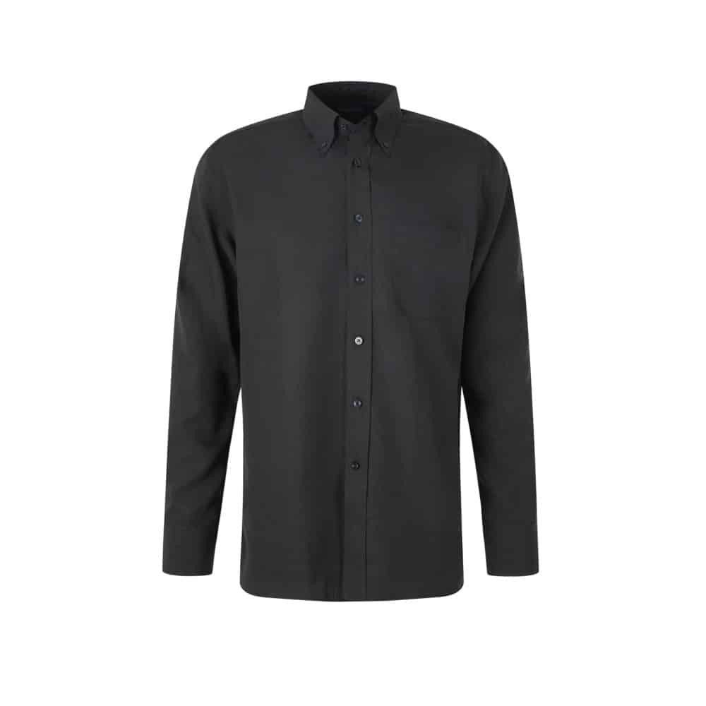Tom Ford o1loc1c0226 HRO003 Silk Fluid Shirt in Black Size US XL / EU 56 / 4 - 1 Thumbnail