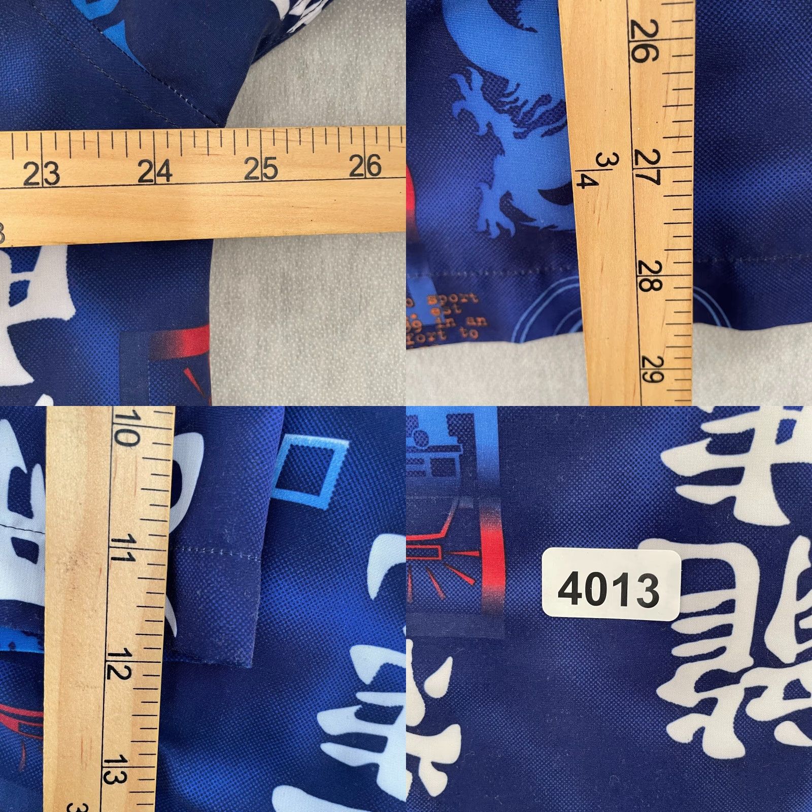 Vintage VINTAGE PACO SHIRT ADULT LARGE BLUE ASIAN DRAGON STREETWEAR BUTTON-UP LOGO MEN L Size US L / EU 52-54 / 3 - 8 Thumbnail
