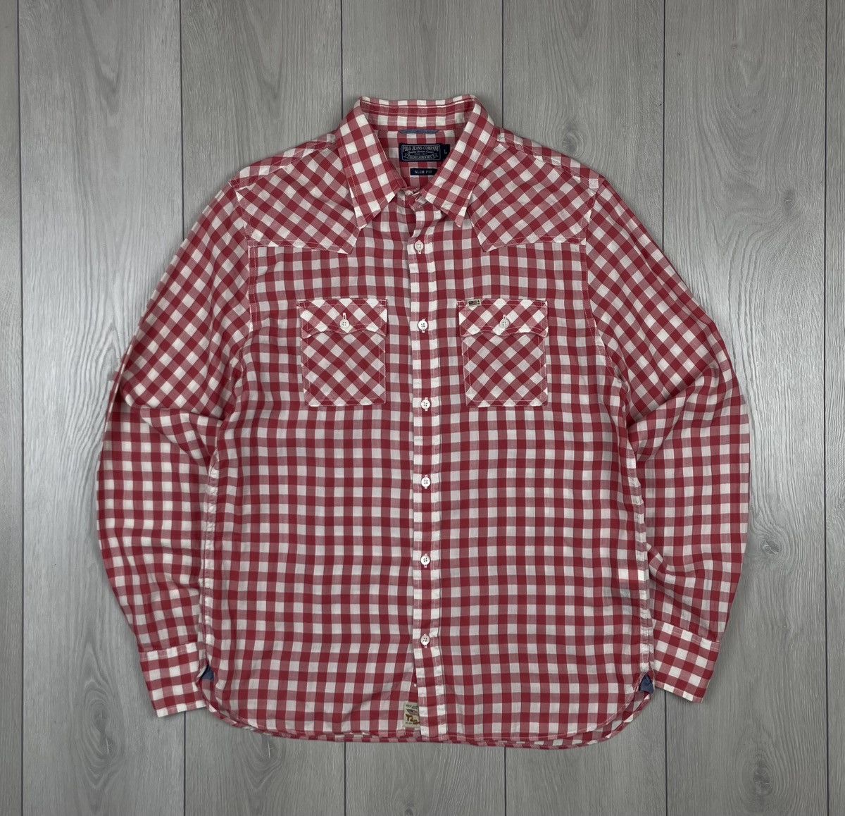 Polo Ralph Lauren Polo Jeans Co Ralph Lauren Men’s Shirts Size L Red White Size US L / EU 52-54 / 3 - 1 Thumbnail