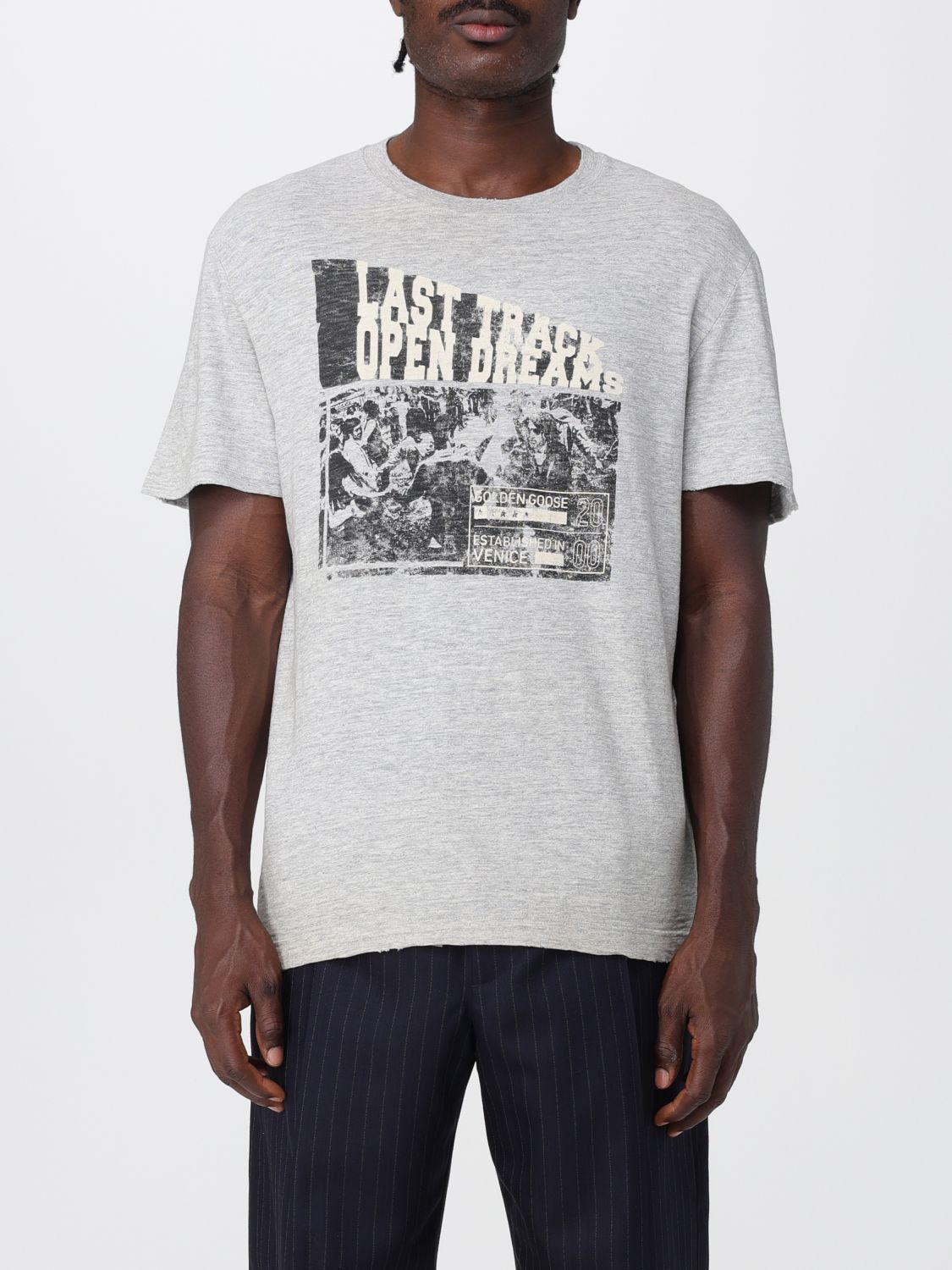 Golden Goose Golden Goose T-Shirt Men Grey Size US M / EU 48-50 / 2 - 1 Thumbnail