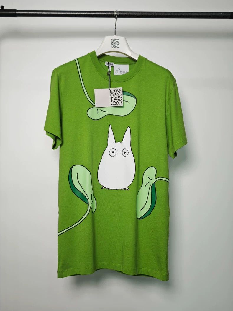 Loewe LOEWE Round neck short sleeve with dragon cat pattern Size M / US 6-8 / IT 42-44 - 1 Thumbnail