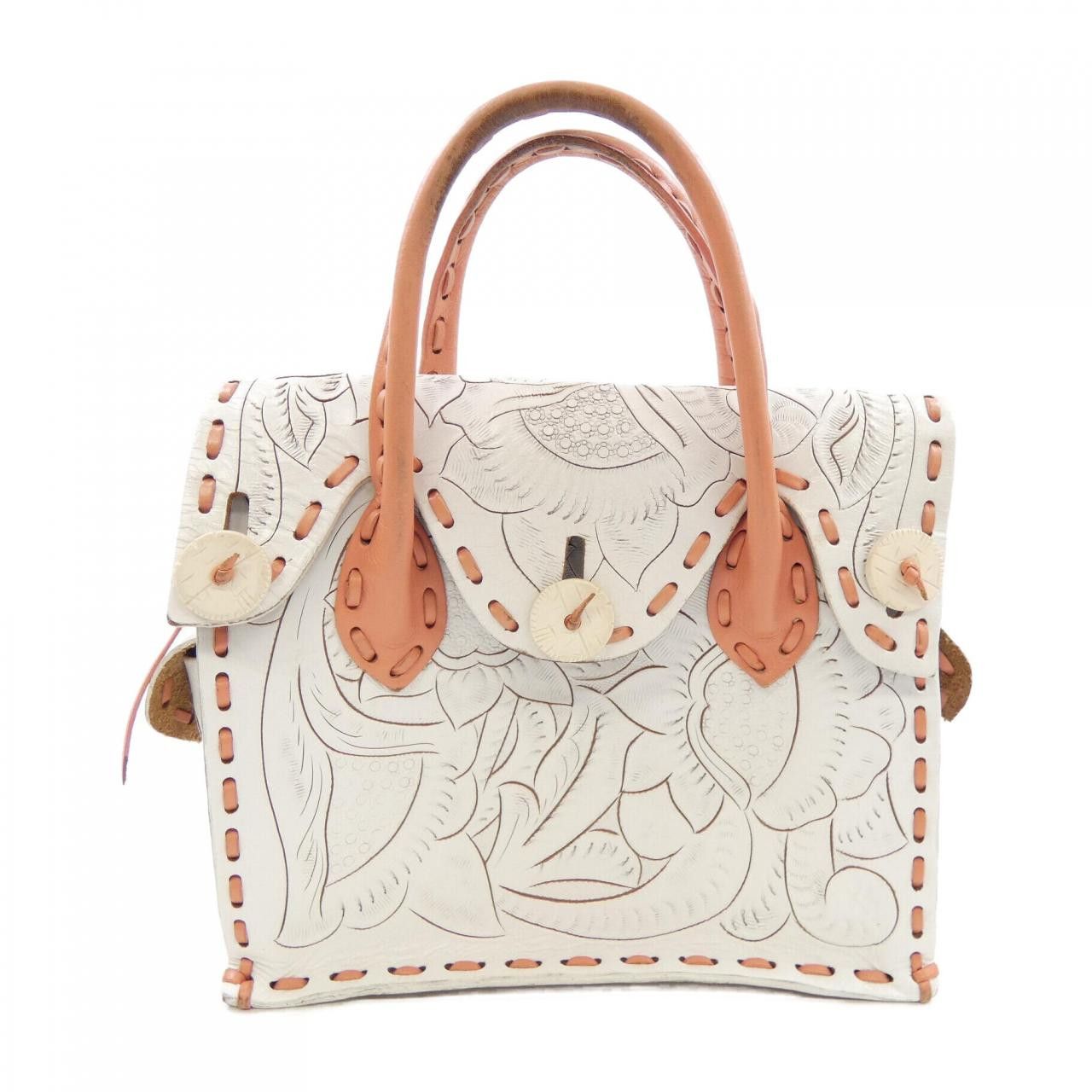 Other Carving Tribes Bag Leather Handbag DUTY FREE for USA