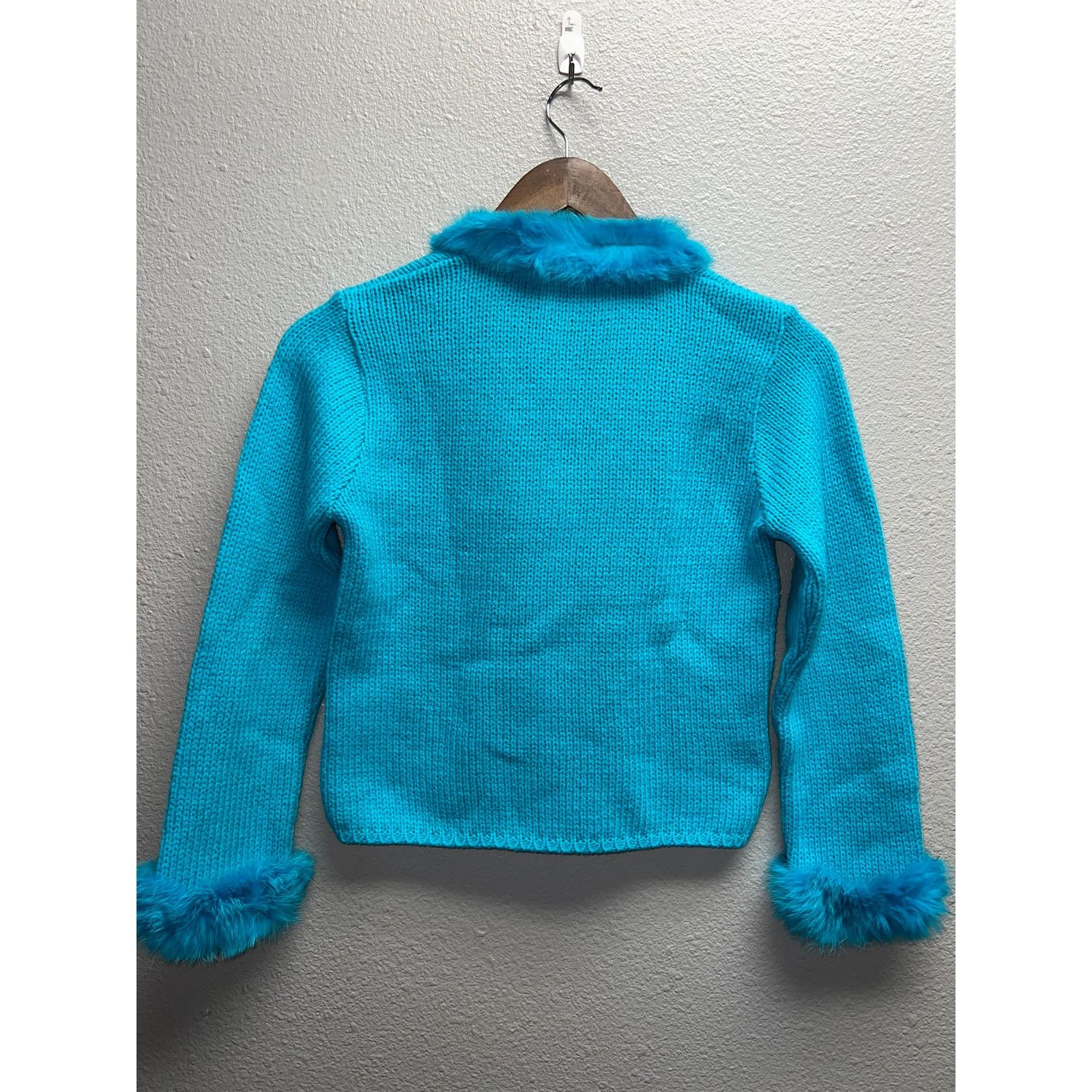 Vintage Womens Vintage Fureria Top Dyed Rabbit Trim Wool Nylon M Size M / US 6-8 / IT 42-44 - 7 Thumbnail