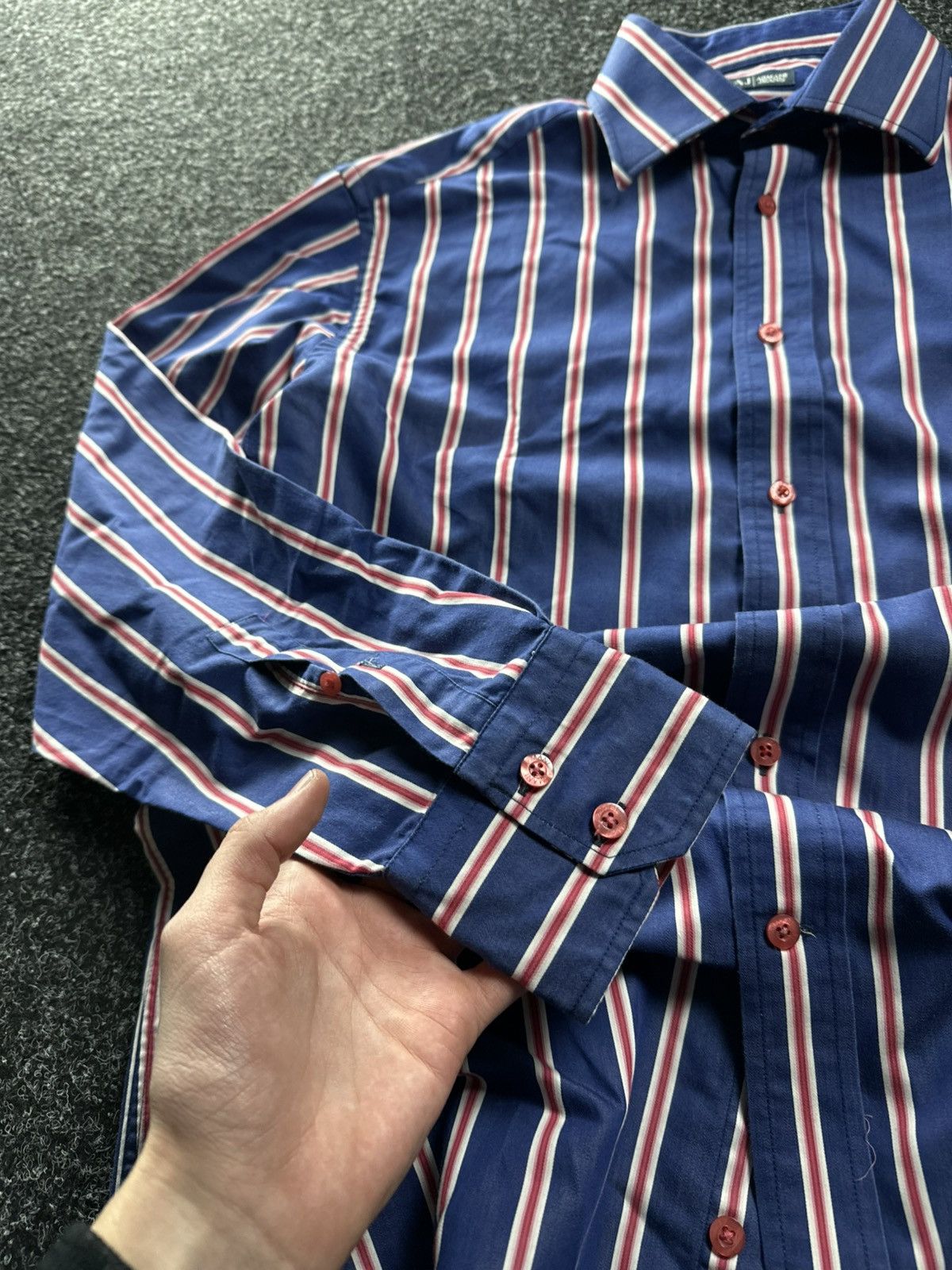 Armani × Vintage RARE🚨 ARMANI JEANS VINTAGE SHIRT LUXURY BUTTON UP 90s Size US M / EU 48-50 / 2 - 8 Thumbnail
