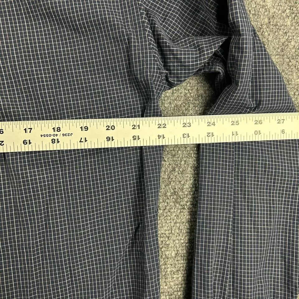 Other Brooks Sport Shirt Mens Small Blue Grid Check Cotton Size US S / EU 44-46 / 1 - 5 Thumbnail