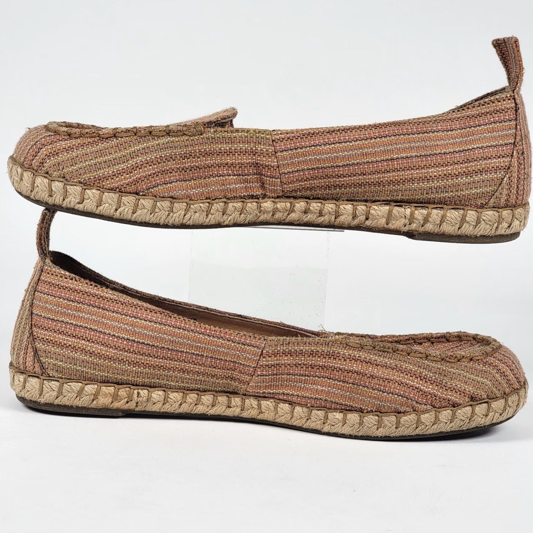 Born Børn Women's Multi Color Canvas Loafers Espadrilles Size 9.5 Womens Size US 10 / IT 40 - 3 Thumbnail