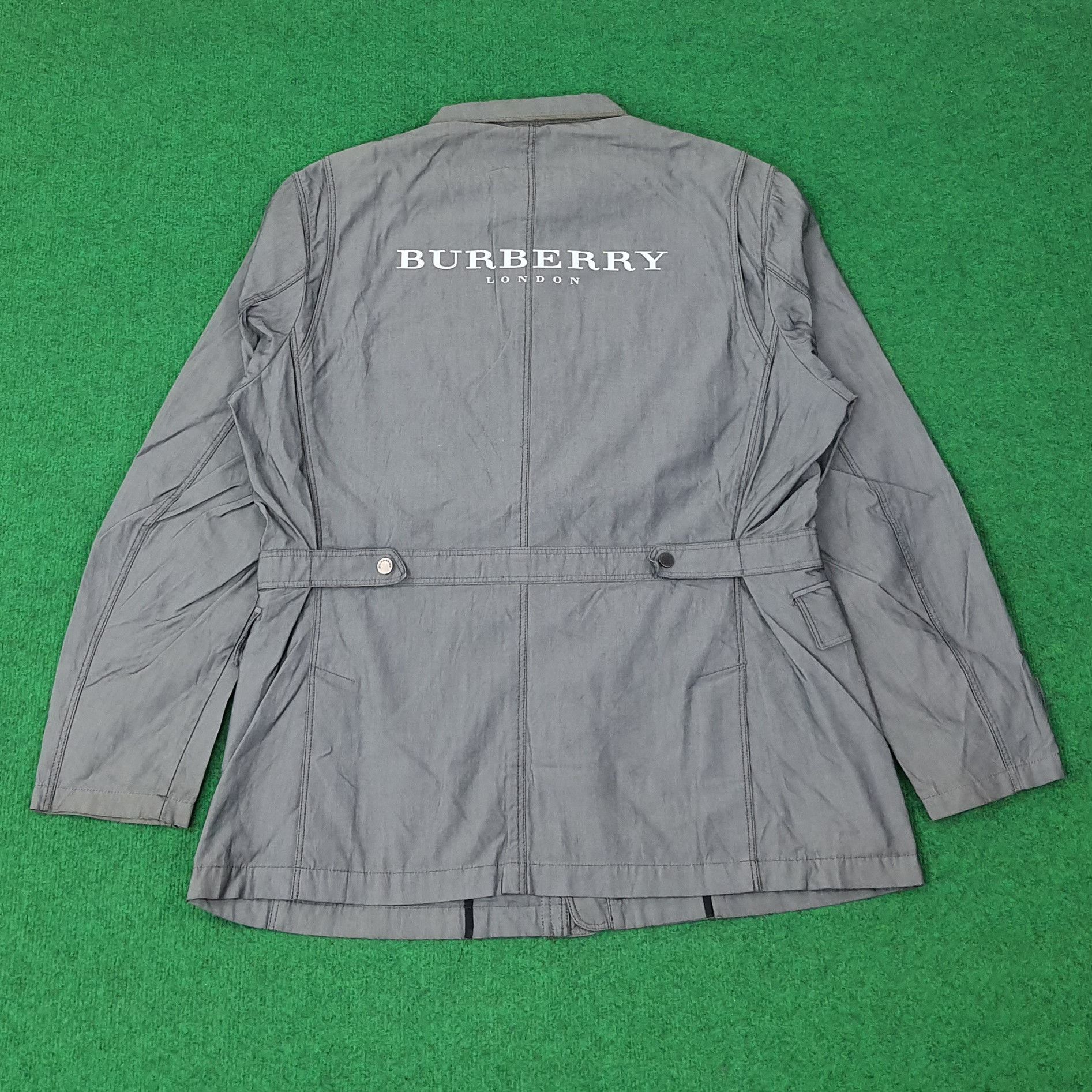 Burberry Vintage Burberry Nova Check Short Trench Coat C224N9 Size US M / EU 48-50 / 2 - 1 Thumbnail