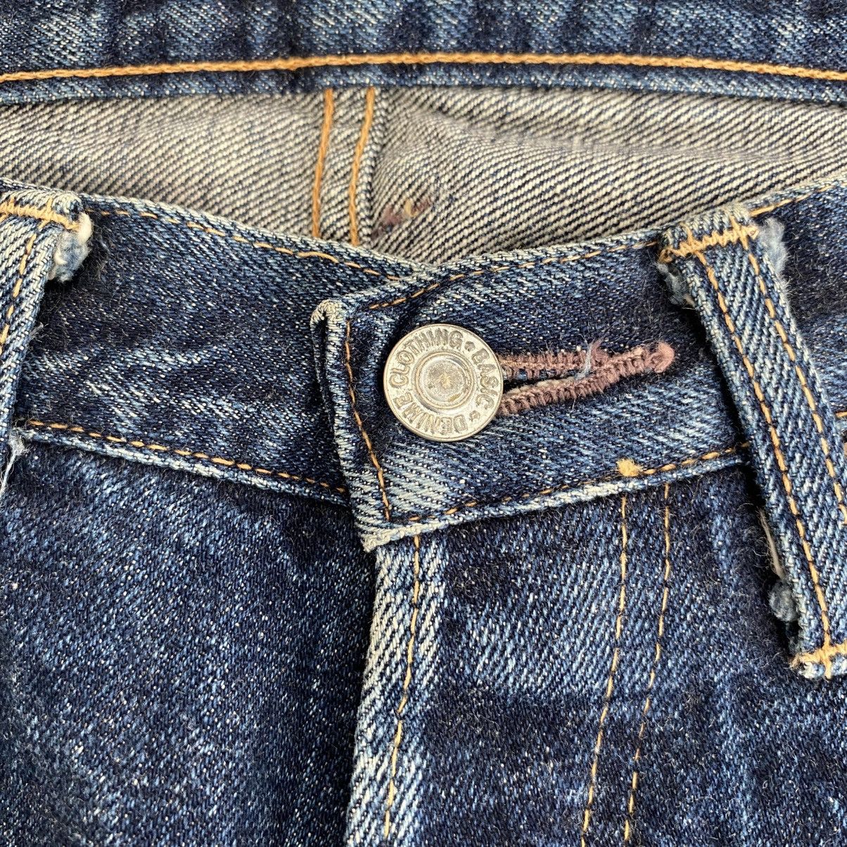 Denime Vintage 90’s Denime Faded Blue Distressed Selvedge Jeans Size US 29 - 7 Thumbnail