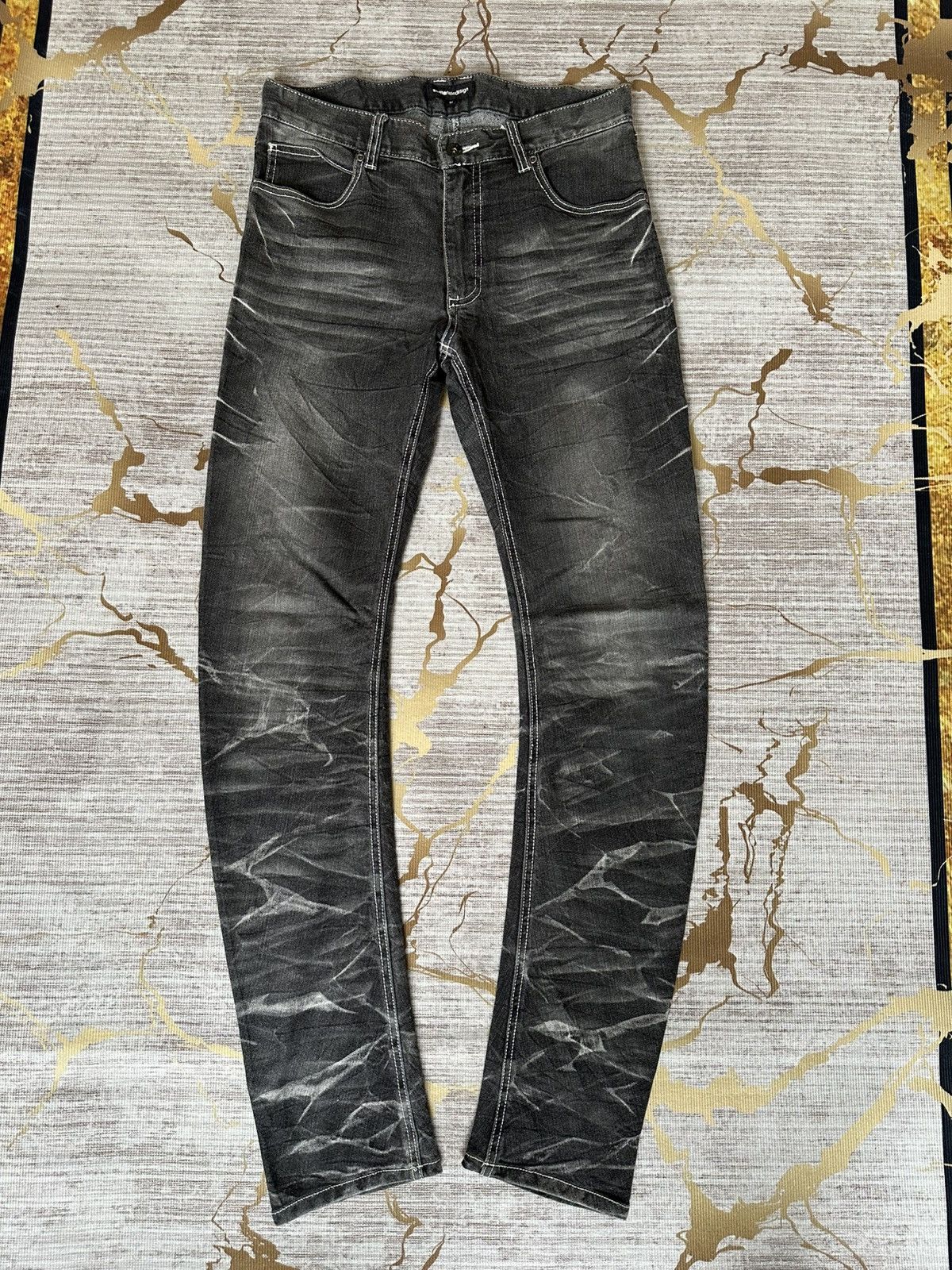 semanticdesign Semantic Design Claw Marks Curve Leg Strechable Denim Size US 30 / EU 46 - 2 Thumbnail