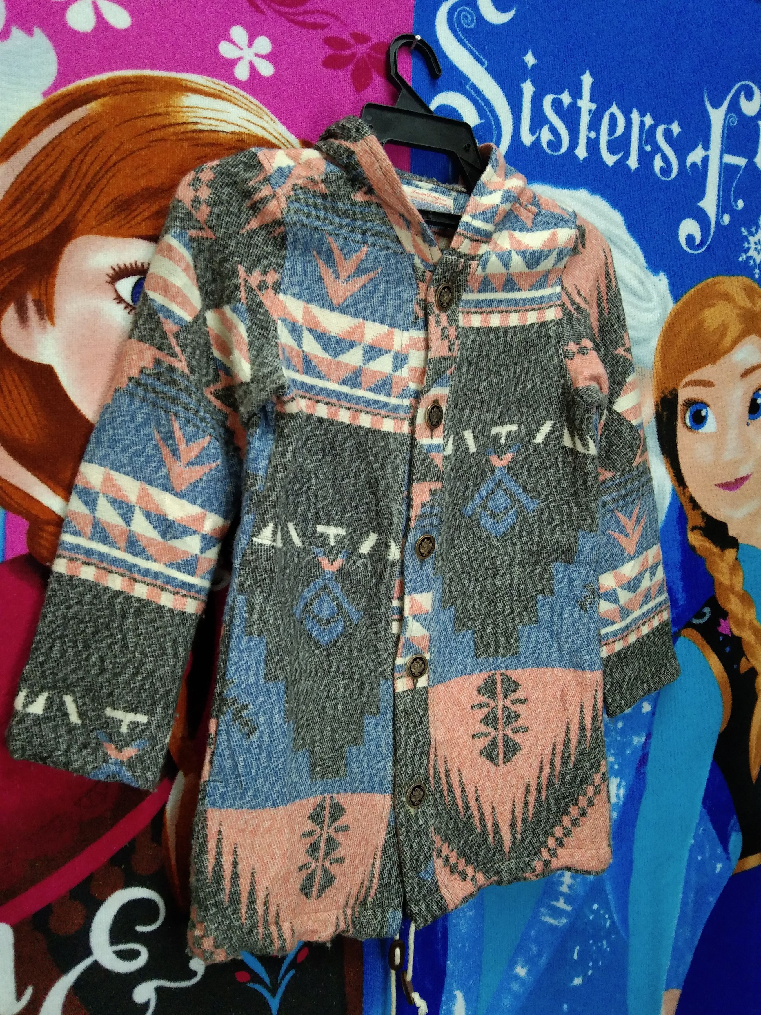 Japanese Brand DENIM & DUNGAREE NAVAJO JACKET HOODIE Size XXS / US 00 / IT 34 - 3 Thumbnail