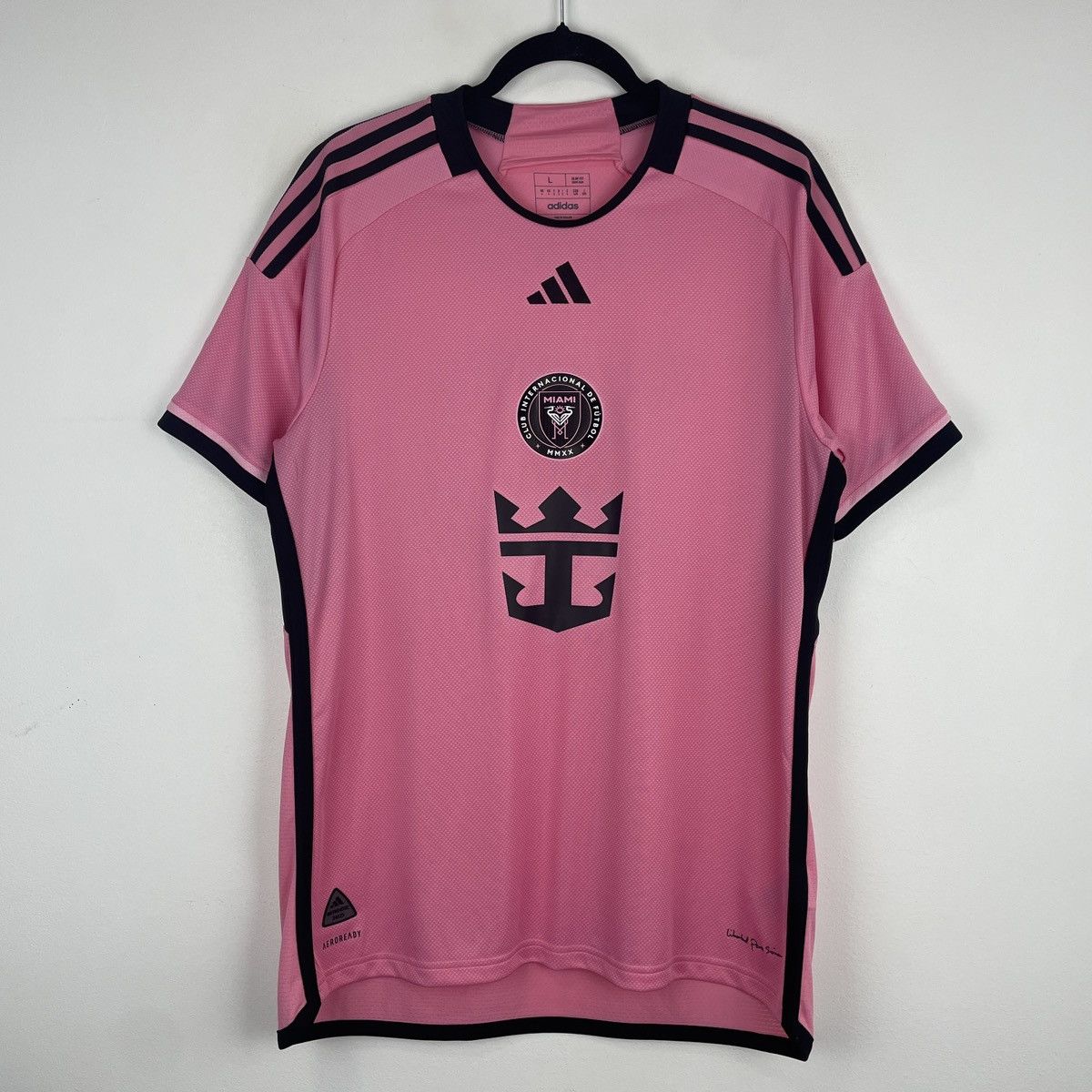 Adidas Inter Miami Lionel Messi Authentic Adidas Home Jersey 2024 Size US L / EU 52-54 / 3 - 2 Thumbnail