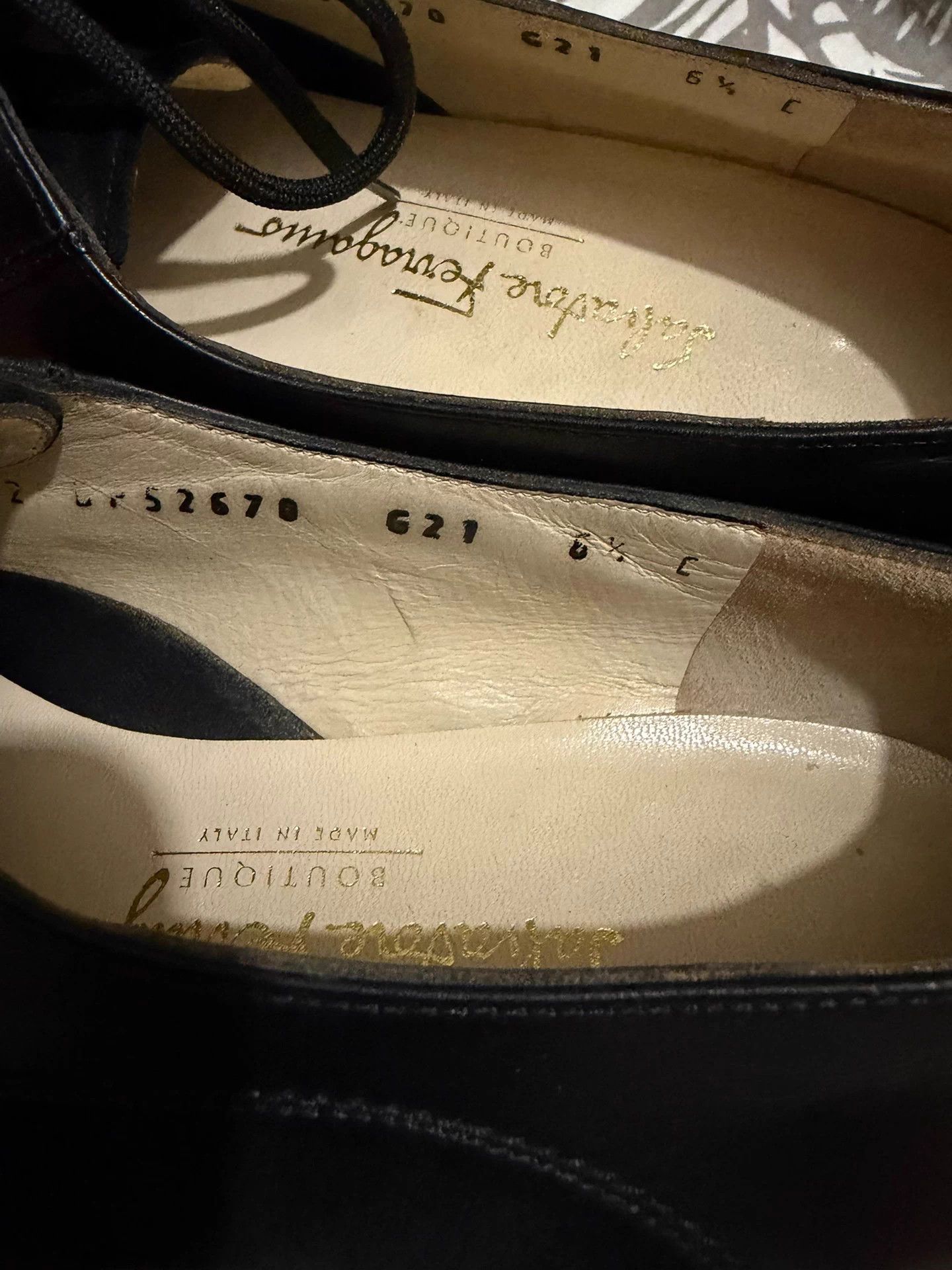 Salvatore Ferragamo Salvatore Ferragamo & Leather Derby Shoes - 36.5 Size US 5.5 / IT 35.5 - 2 Thumbnail