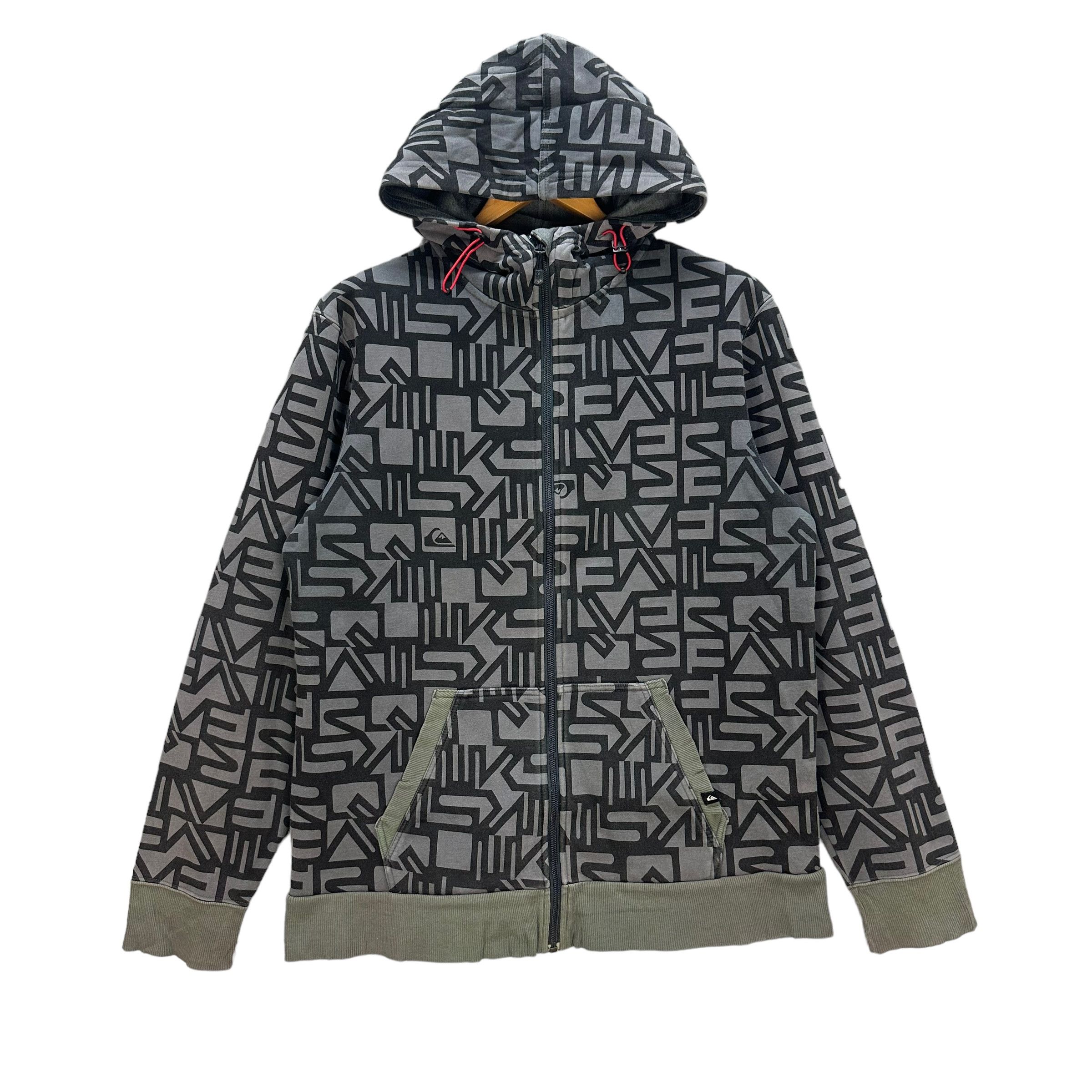Quiksilver QUIKSILVER ALLOVER PRINT ZIPPER HOODIES #8711-022 Size US L / EU 52-54 / 3 - 1 Thumbnail