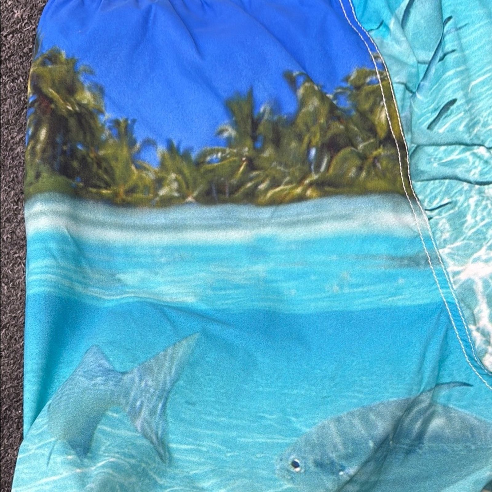 Other NWT Van Laack Men's Oceanic Blue Swim Trunks Size M Size US 32 / EU 48 - 4 Thumbnail