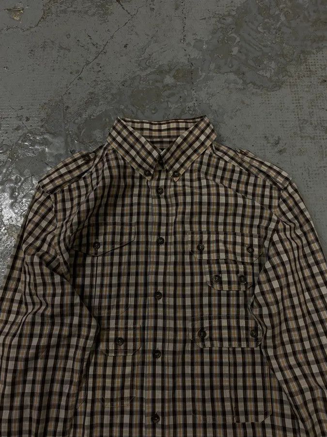 Dolce & Gabbana AW2008 Dolce & Gabbana Multi Pockets Checkered Classy Shirt Size US M / EU 48-50 / 2 - 5 Thumbnail