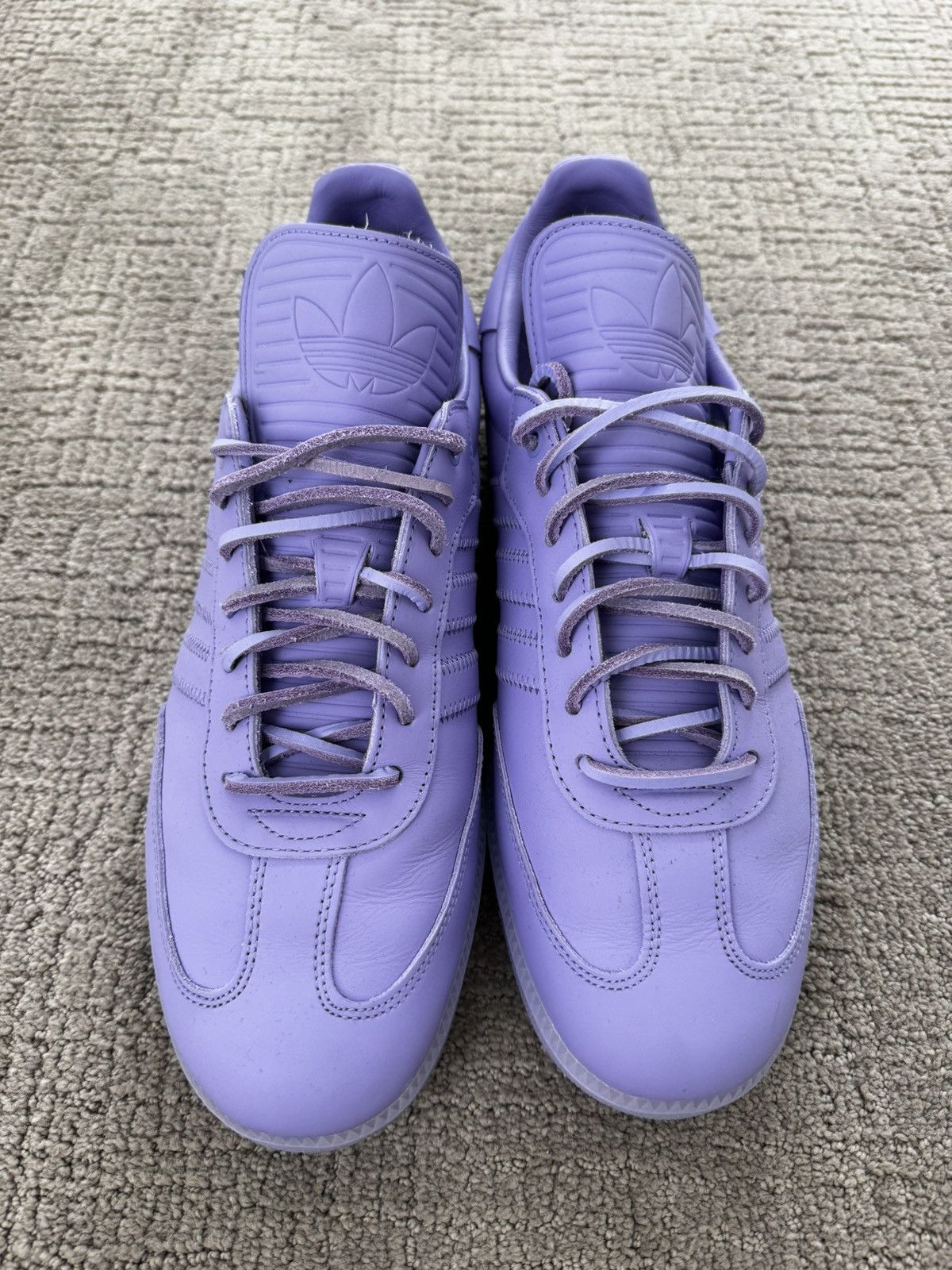 Adidas × Pharrell Samba Pharrell Humanrace Purple Sneakers Size US 12.5 / EU 45-46 - 3 Thumbnail