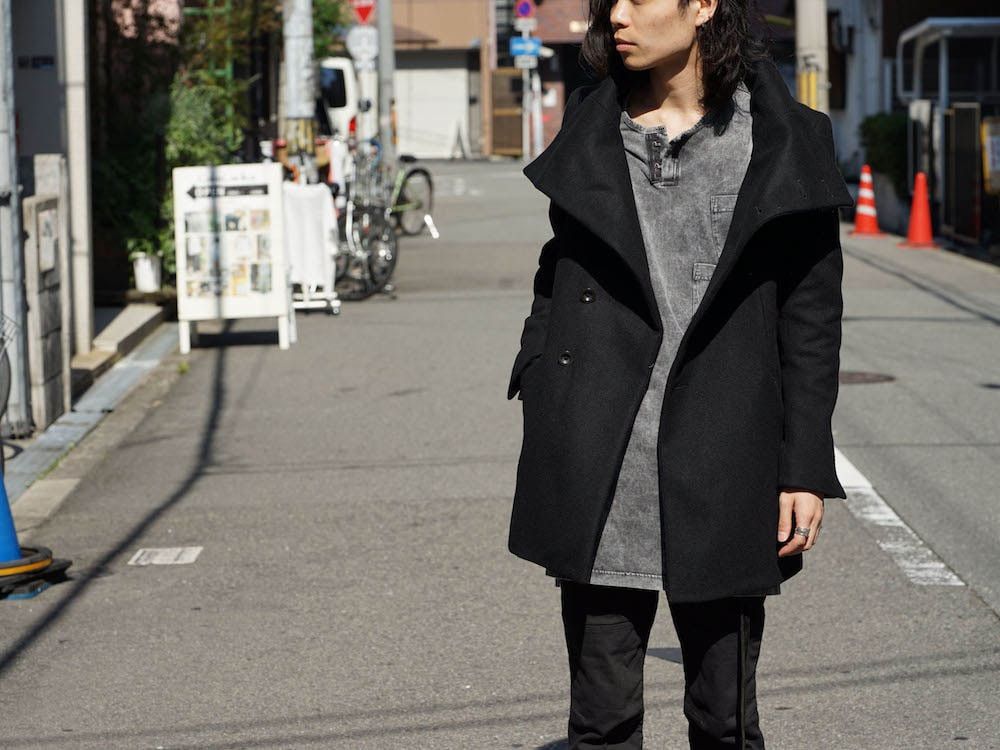 The Viridi-anne 17AW Melton High Neck Coat - JP 2 Fits US M-S Size US M / EU 48-50 / 2 - 12 Thumbnail