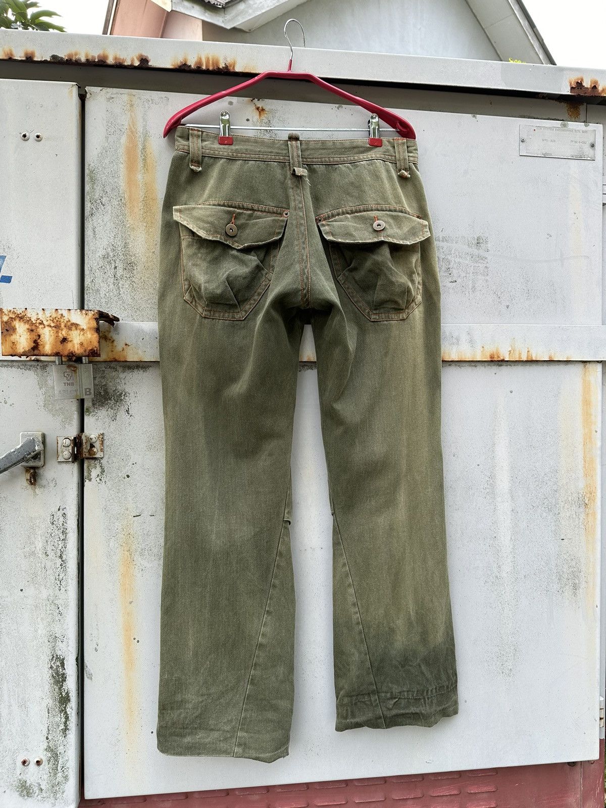 Vintage 👹Vintage Faded Garments Mens Cargo Pants Size US 30 / EU 46 - 9 Thumbnail